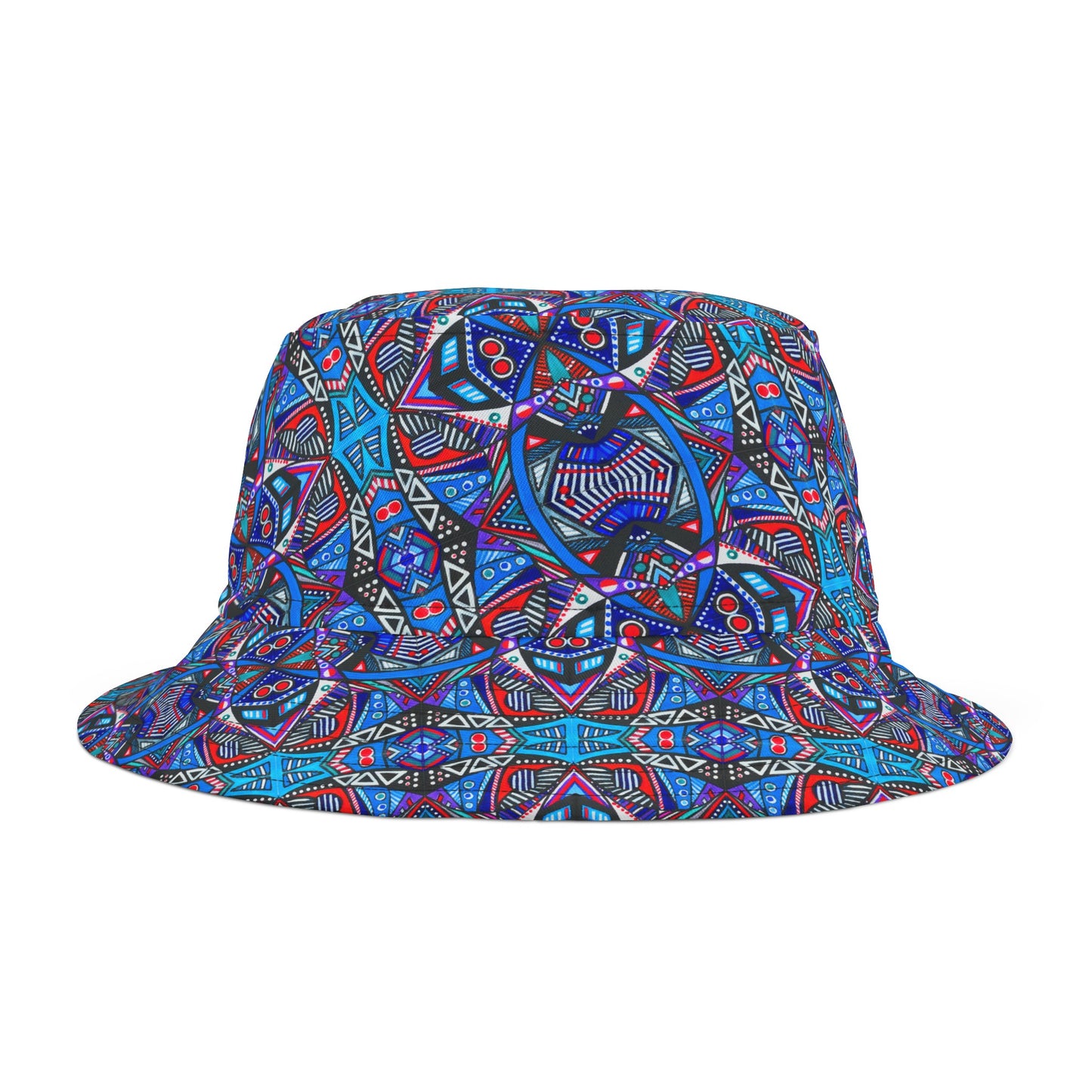 Bucket Hat - No. 292 - Abstract Pattern Navy