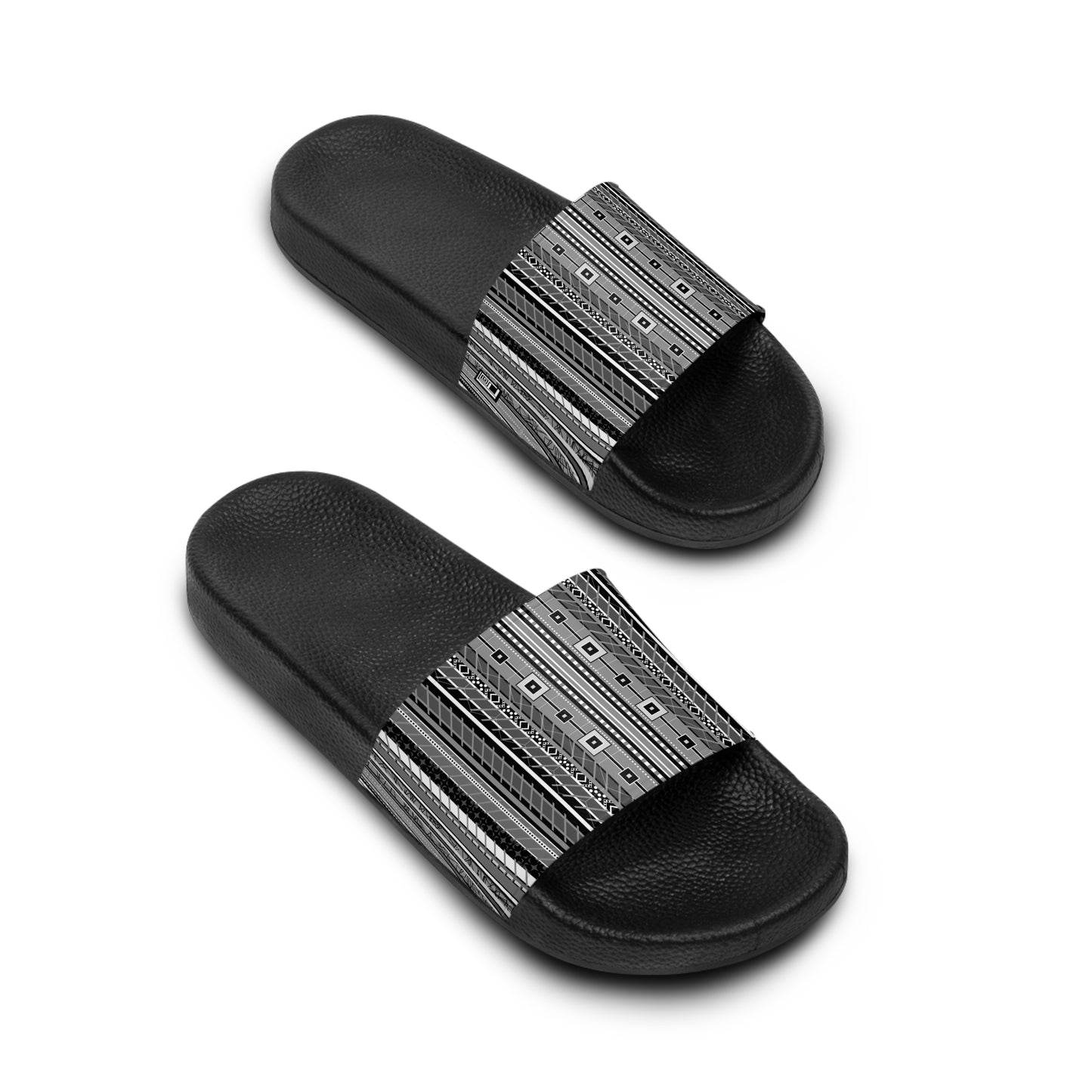 Women's Slide Sandals - No. 298 - Abstract - By Irish Artist Fiona de Lacy