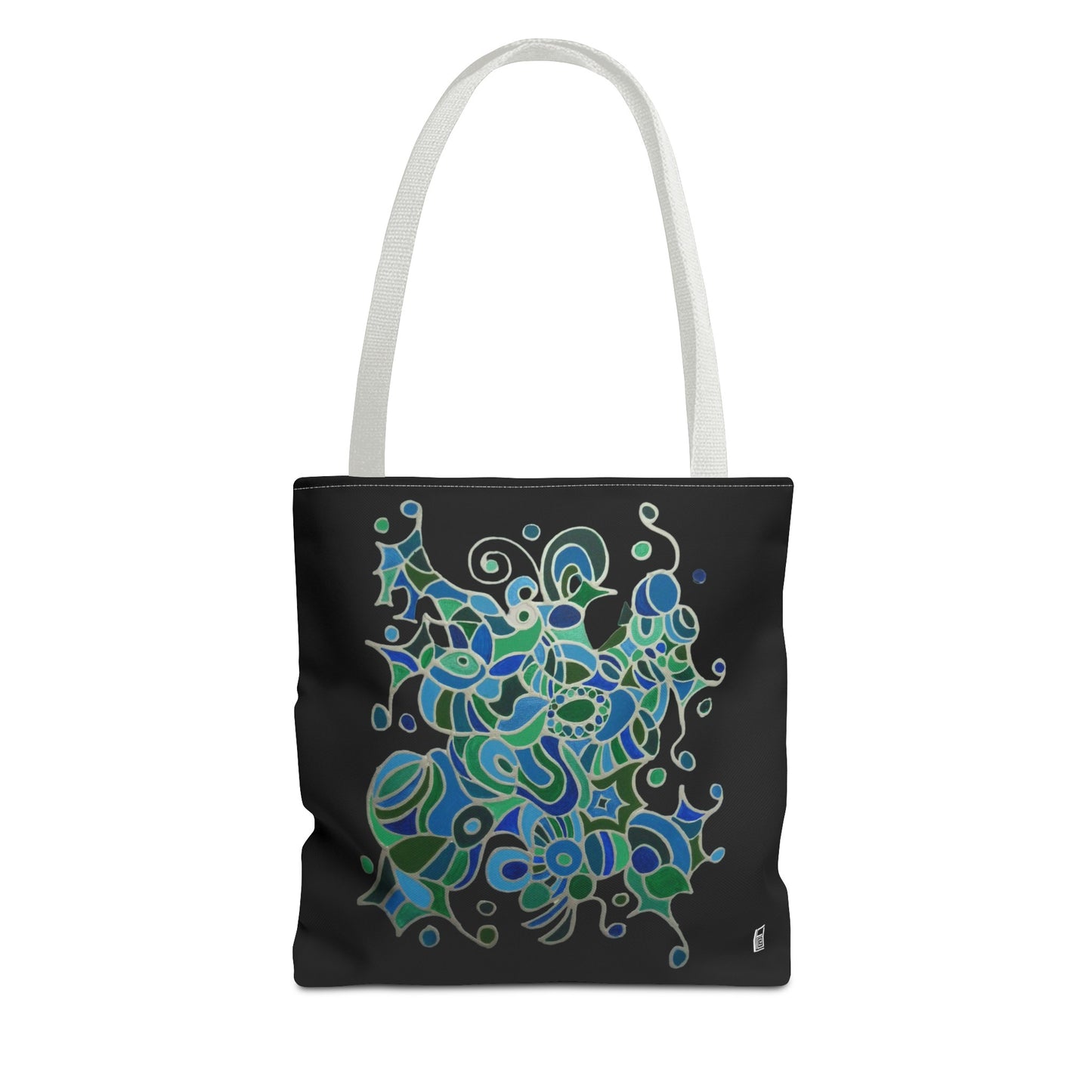 Tote Bag - No.146 - A 'Bird of Paradise' on Black