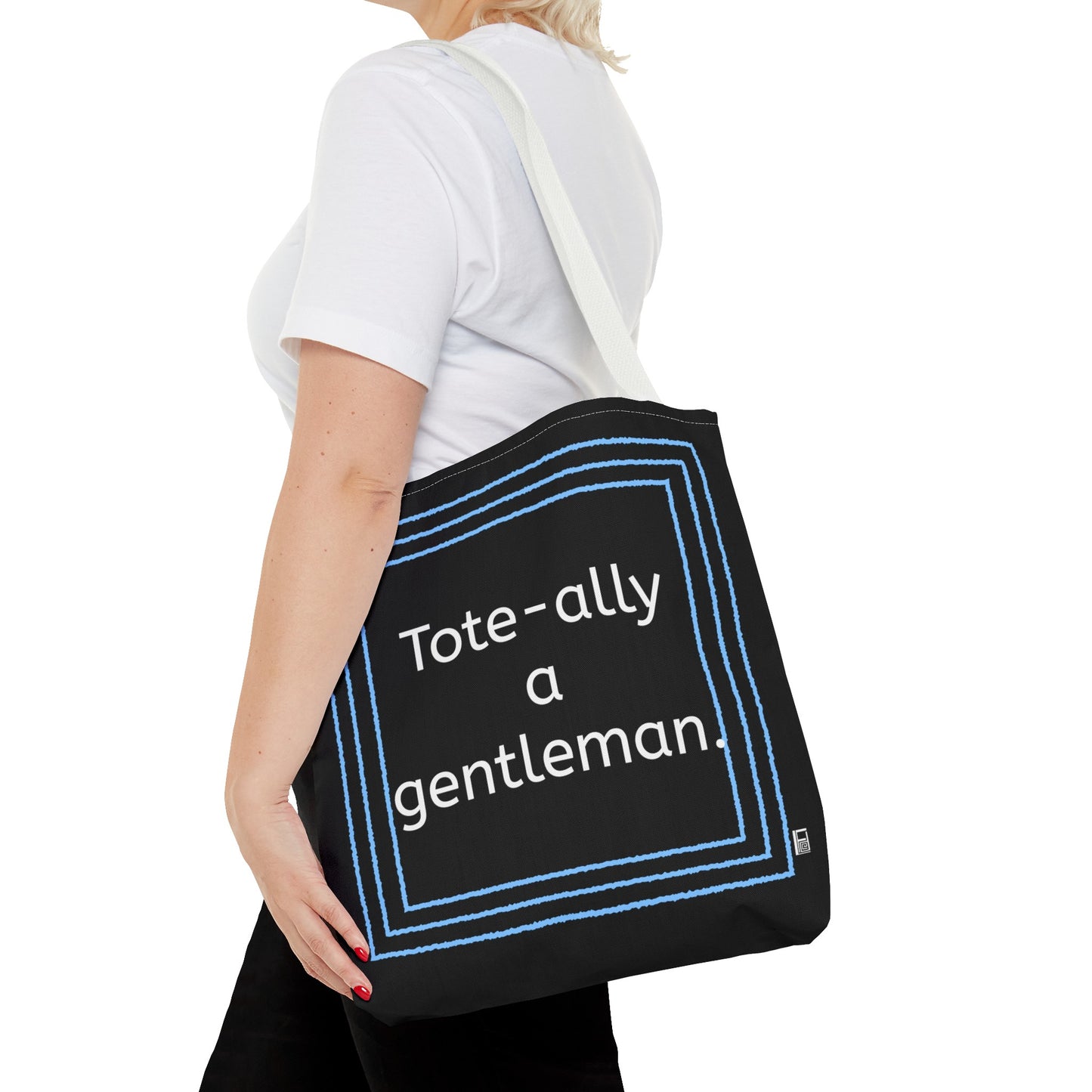 Tote Bag - No. X3 - Tote-ally a gentleman
