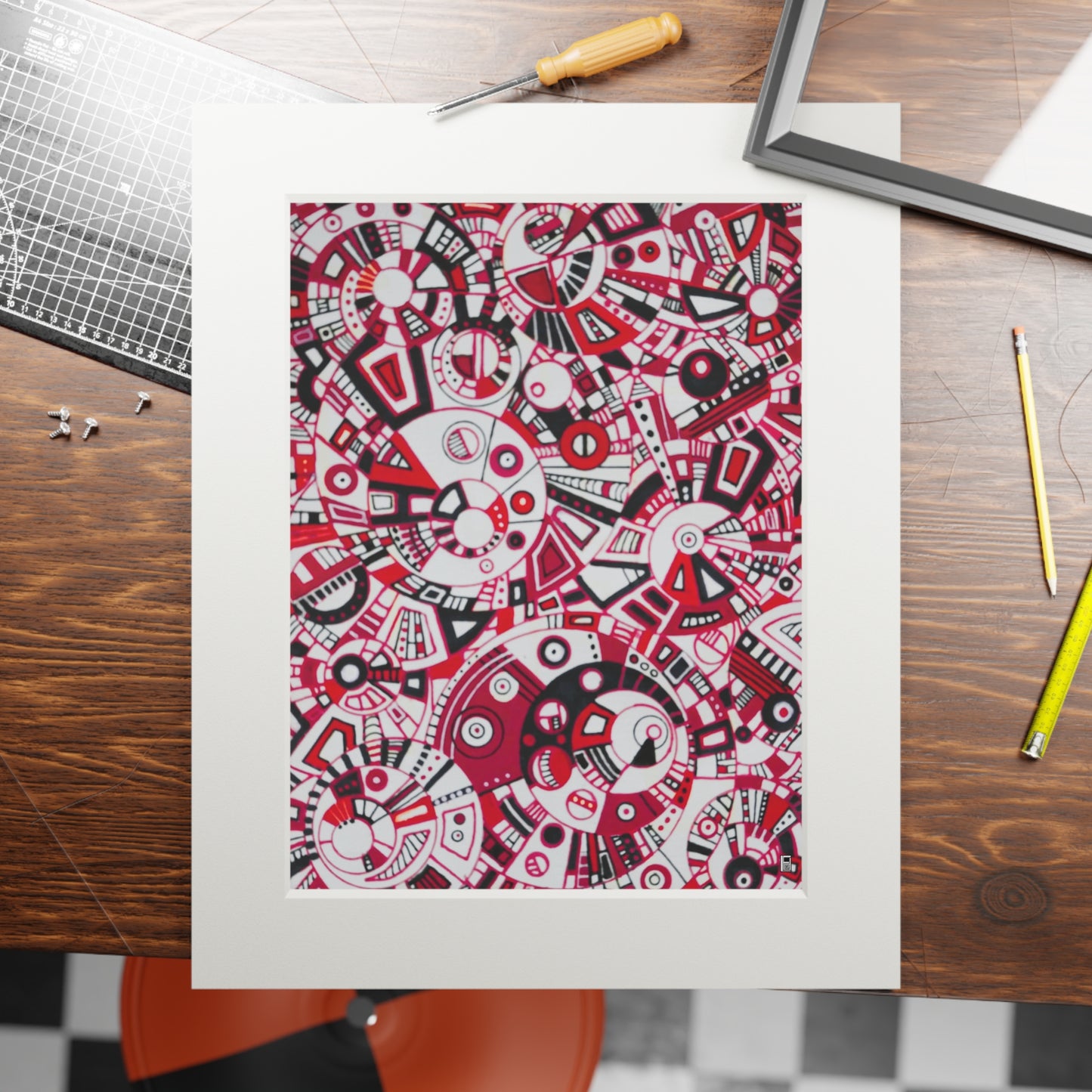 Fine Art Print (Cardboard Frame) - No. 276 - 'Interlocked'
