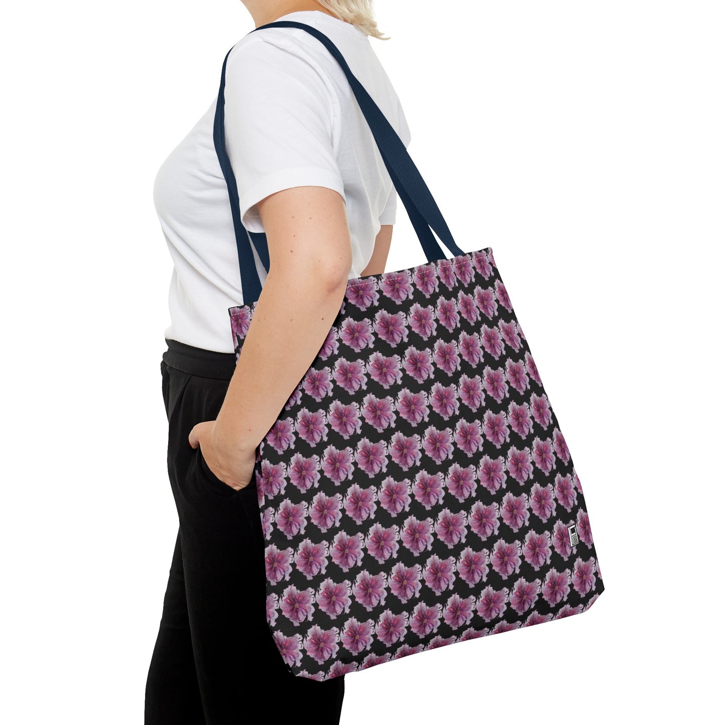 Tote Bag - No. 269 - Pink & Purple Flower