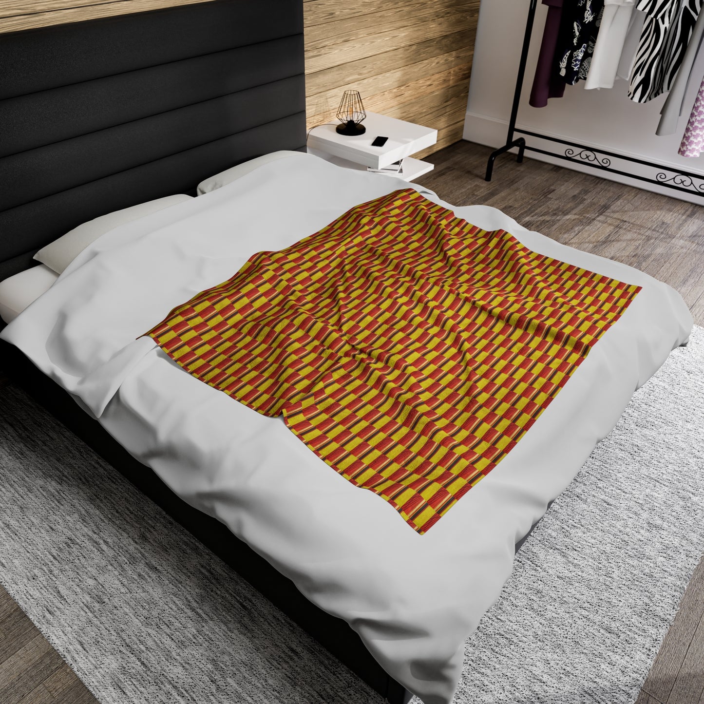 Velveteen Plush Blanket - No. 130 - 'Sunrise'