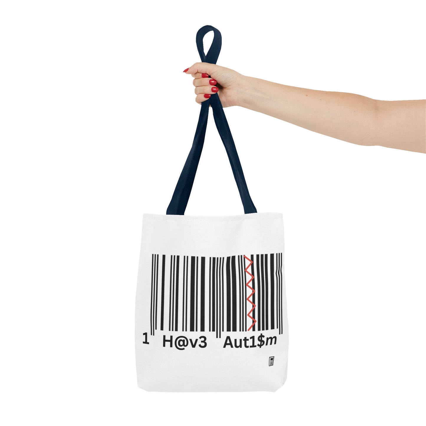 Tote Bag - No. 310 - Black & White 'I Have Autism'