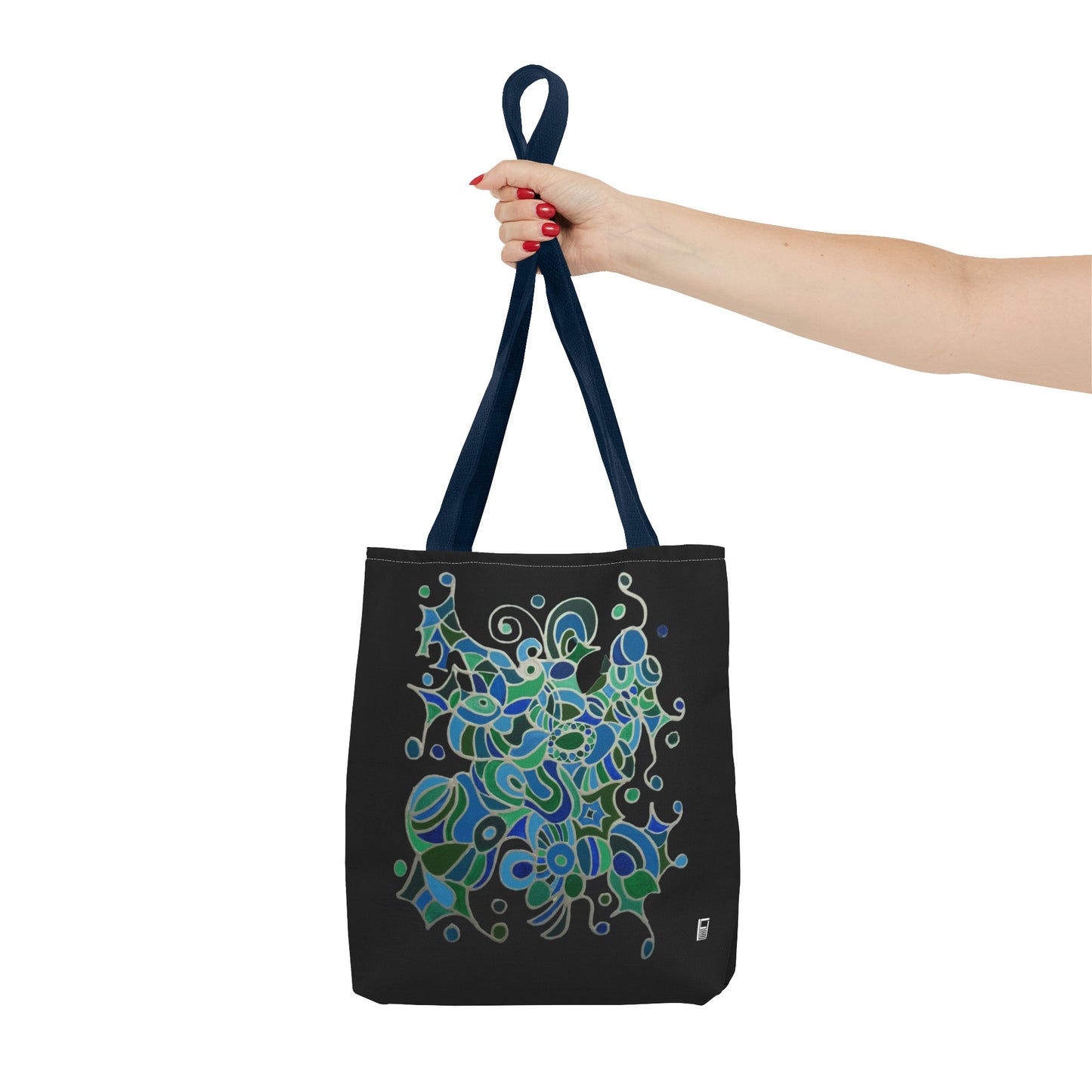 Tote Bag - No.146 - A 'Bird of Paradise' on Black