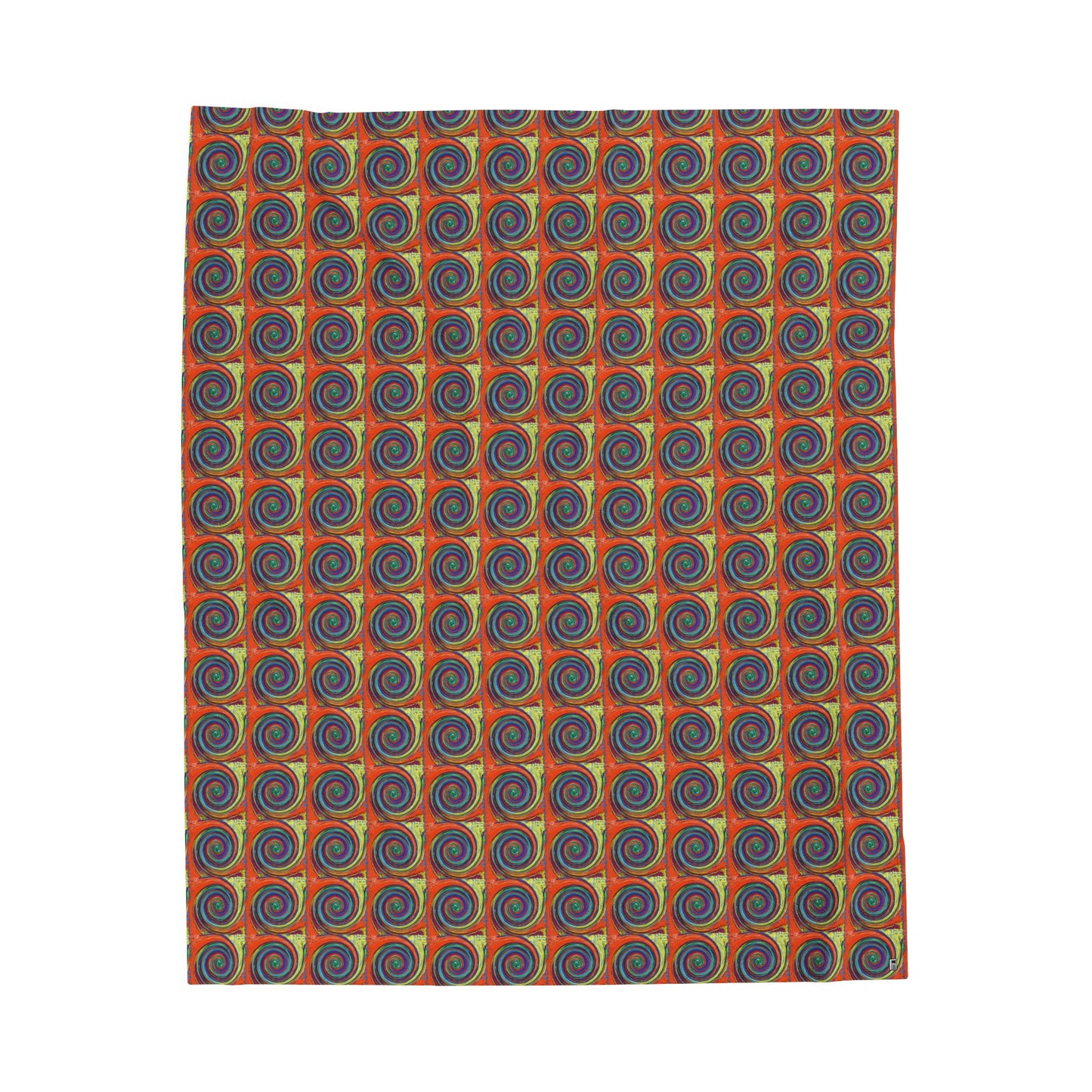 Velveteen Plush Blanket - No. 304 - Y/O Swirl
