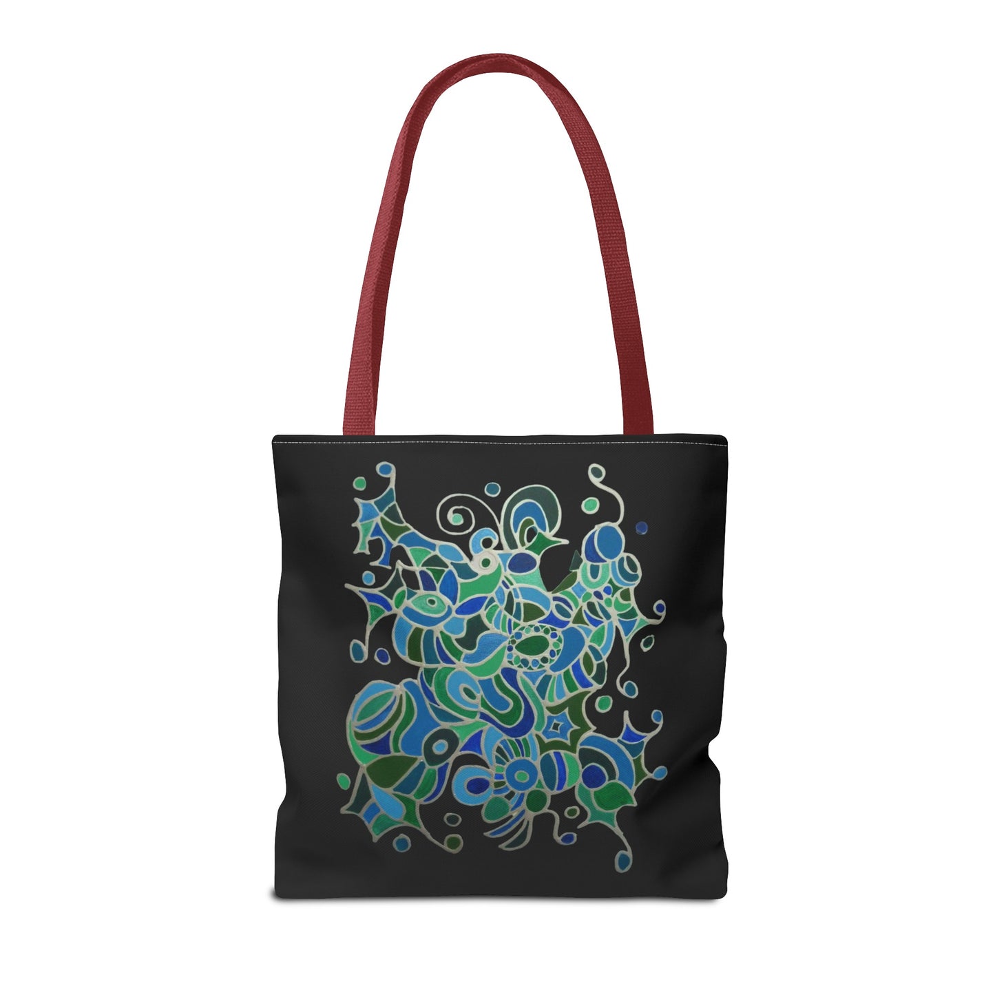 Tote Bag - No.146 - A 'Bird of Paradise' on Black