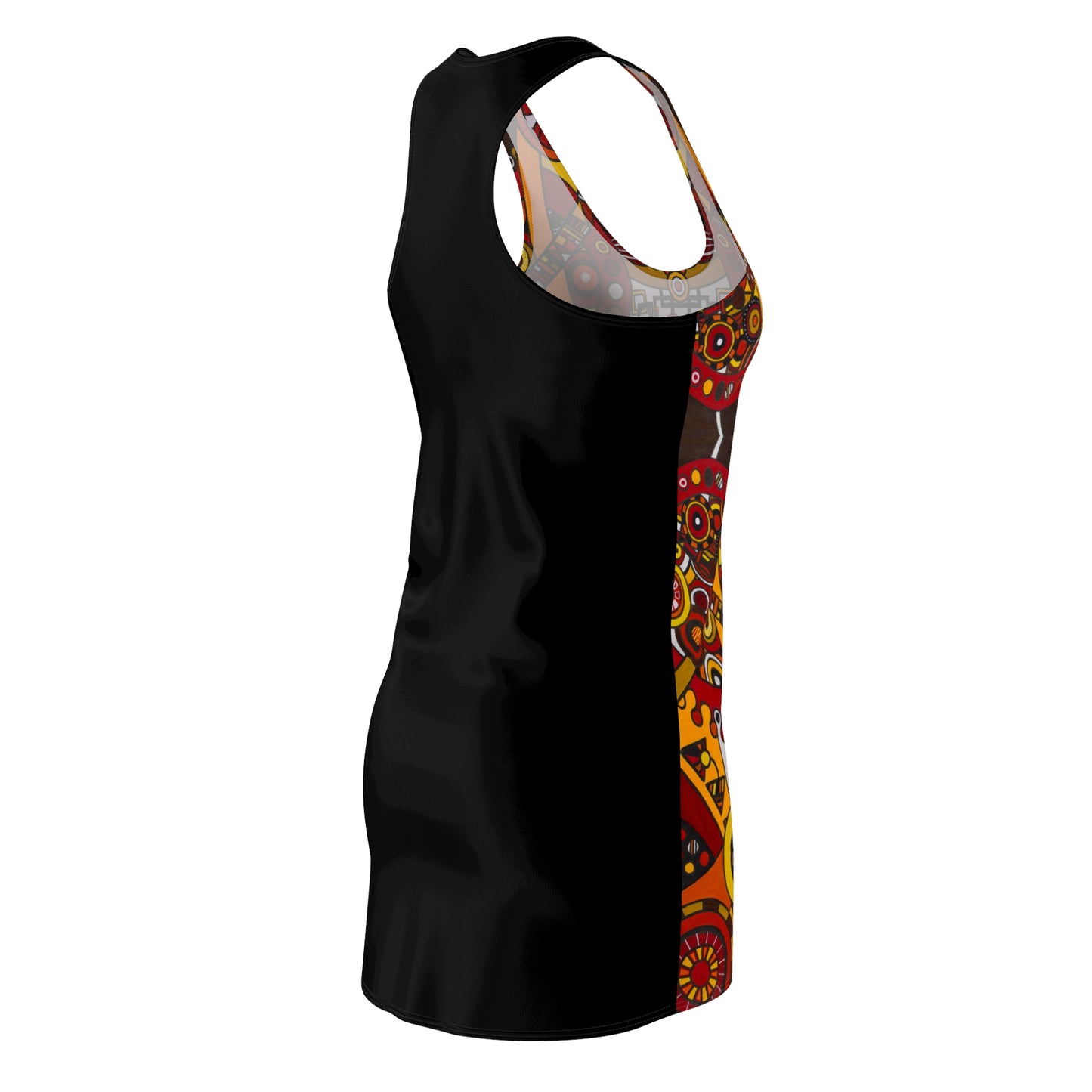 Women's Cut & Sew Racerback Dress - No. 222 - 'Clockworks'