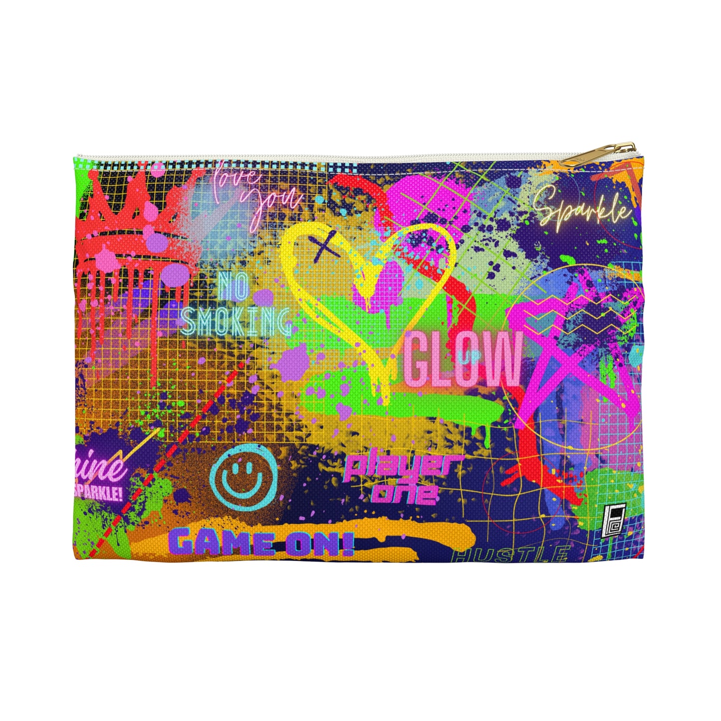 Make Up Bag - No. 232 - Glow Graffiti