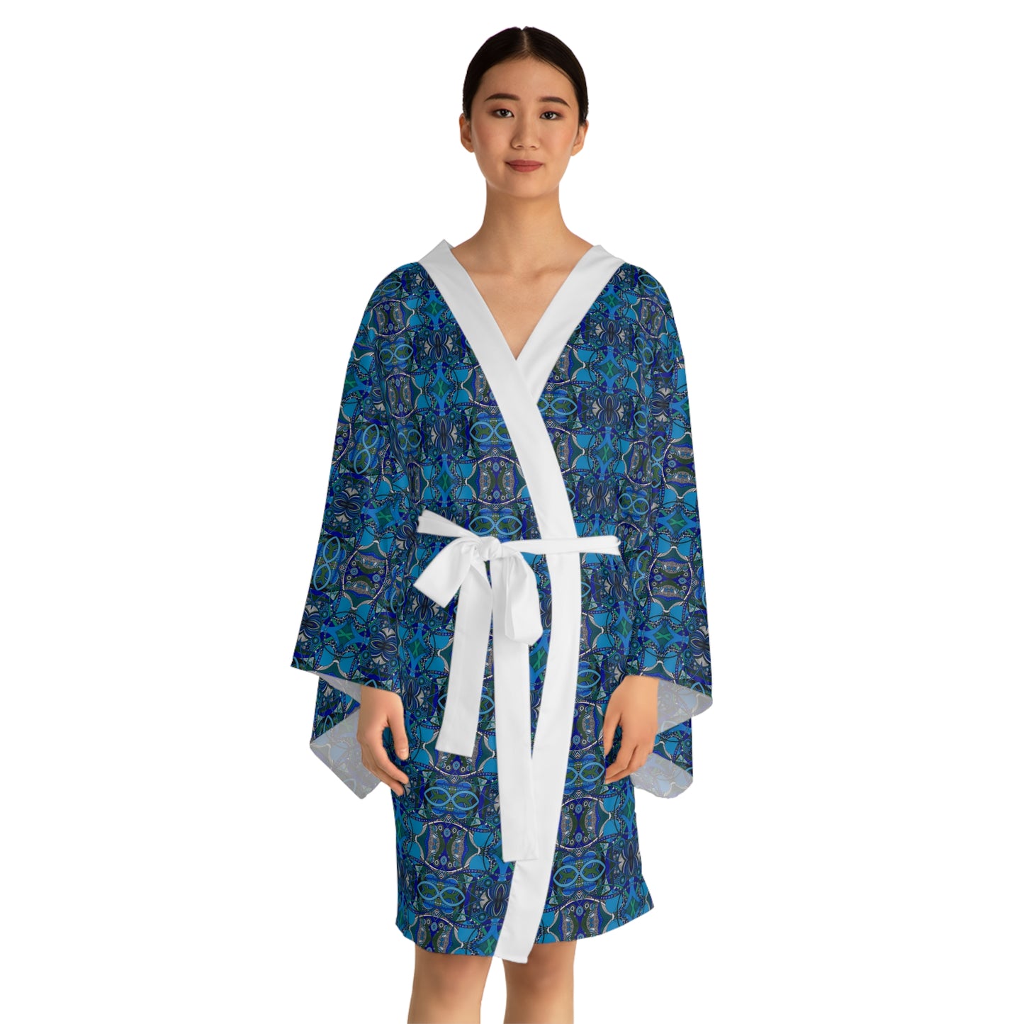 Long Sleeve Kimono Robe - No. 219