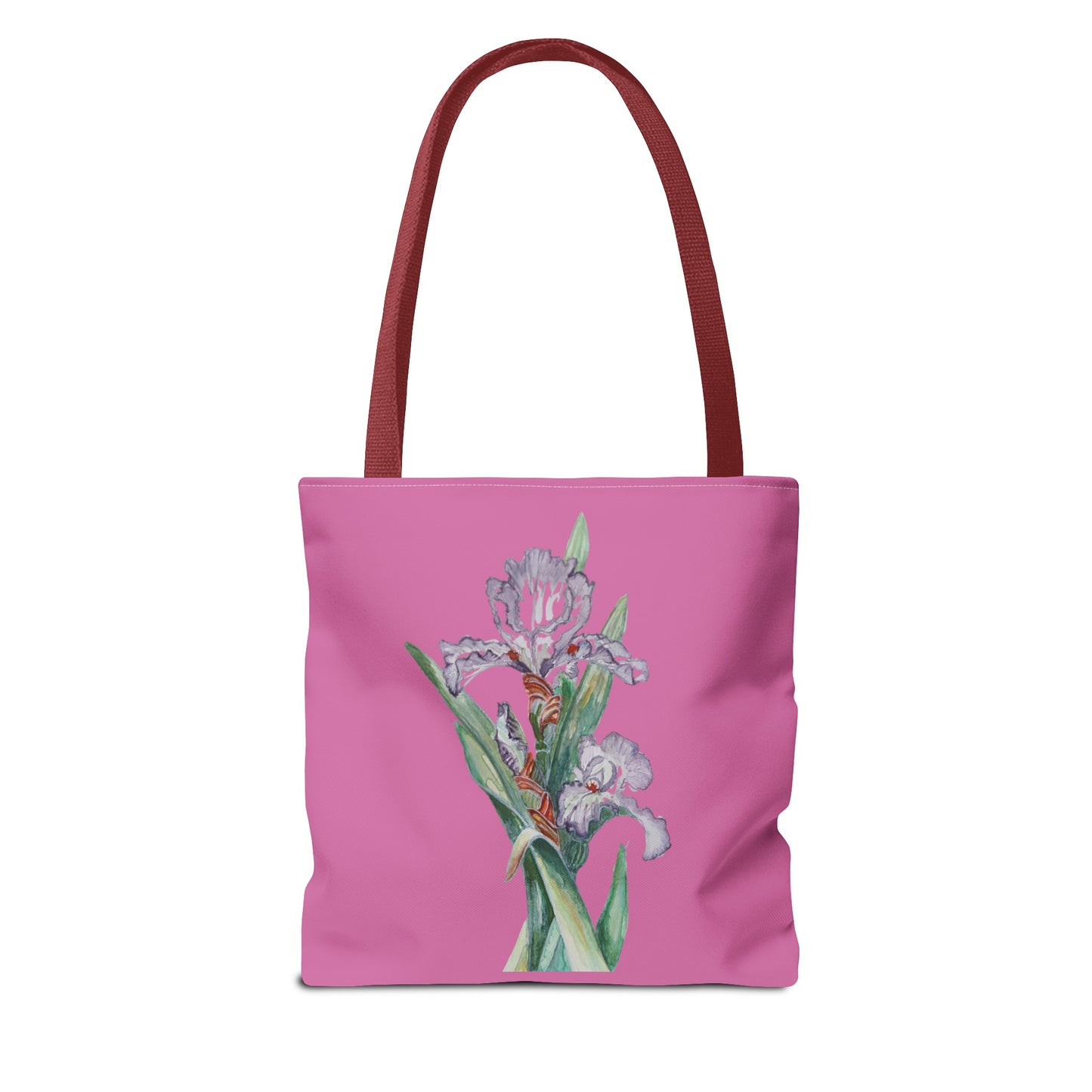 Tote Bag - No. 272 - Purple Orchid on Pink