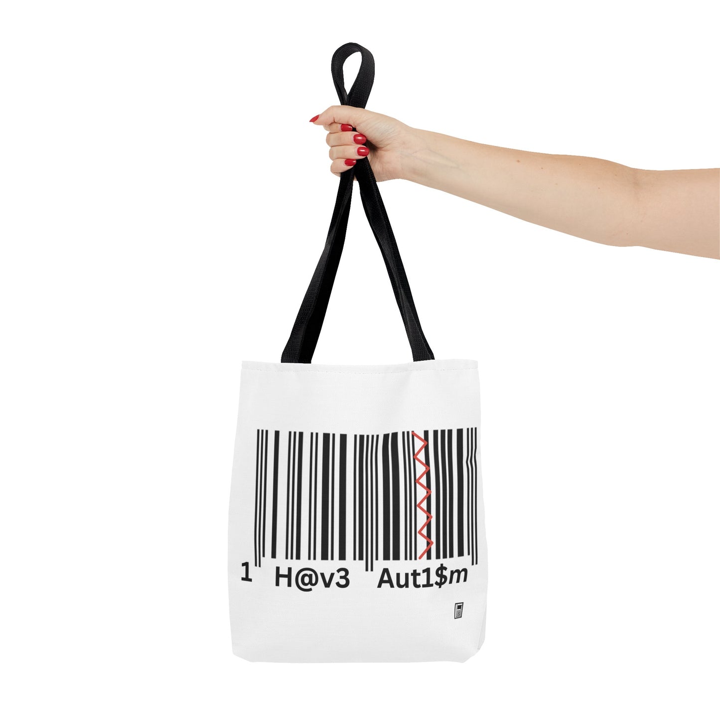 Tote Bag - No. 310 - Black & White 'I Have Autism'