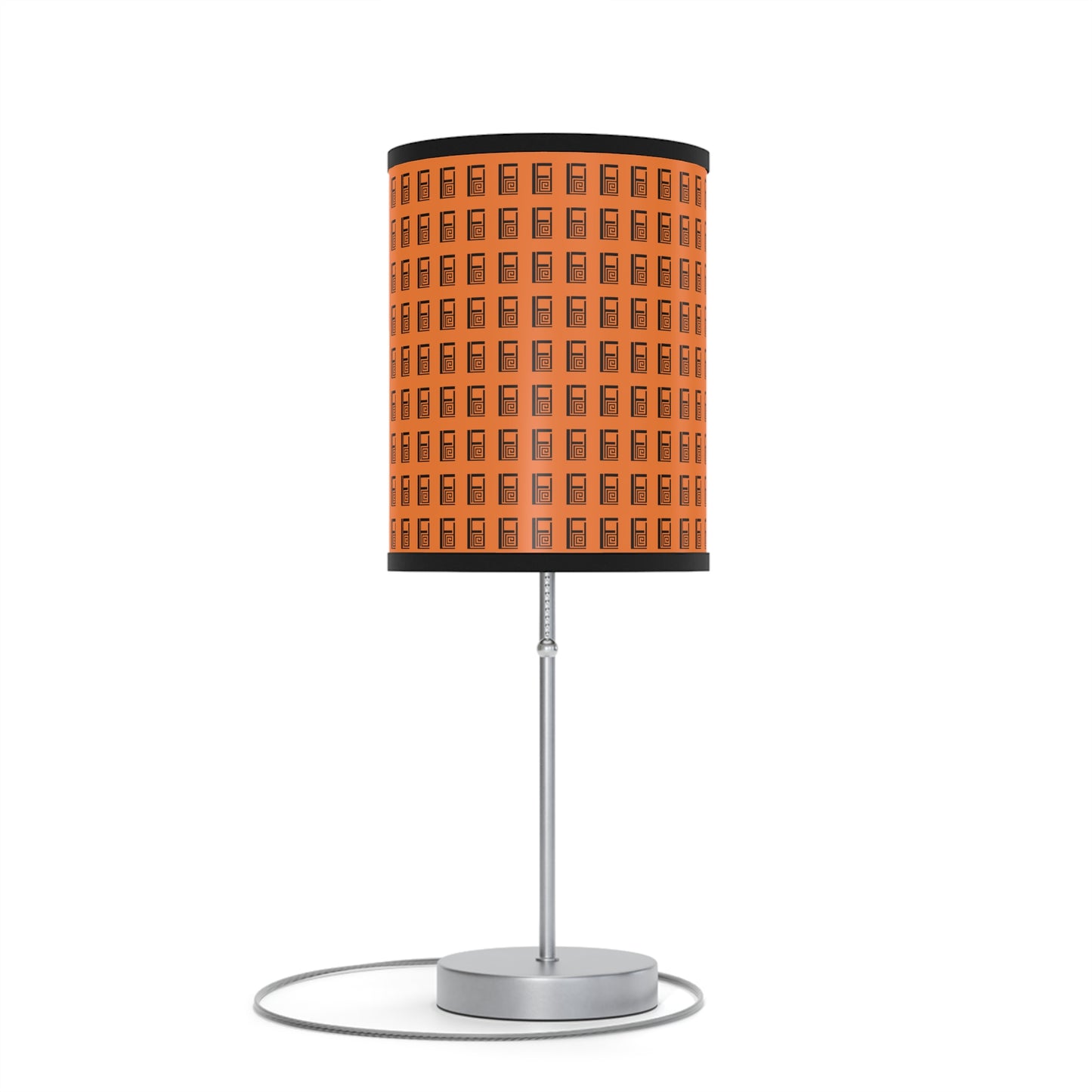 Lamp on a Stand, US|CA plug, No. 000OE - Black Logo on Orange