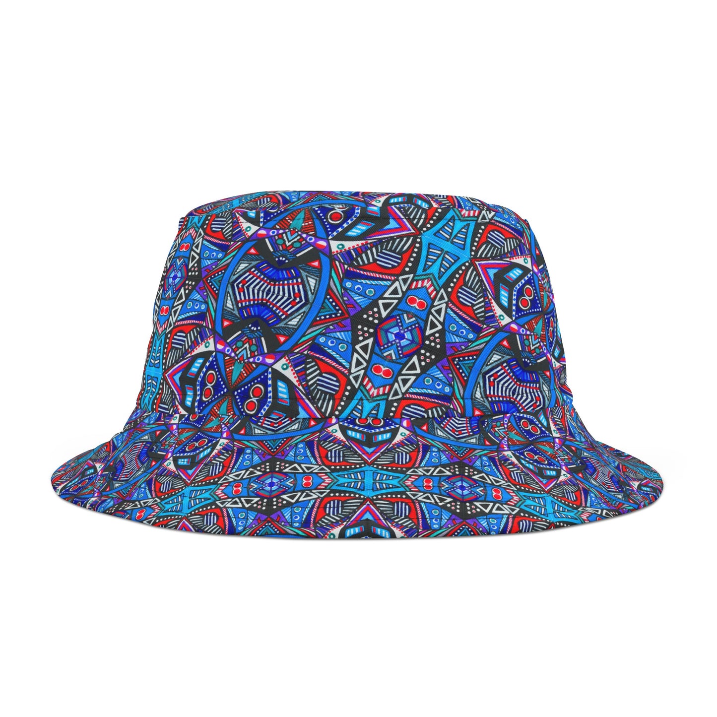 Bucket Hat - No. 292 - Abstract Pattern Navy