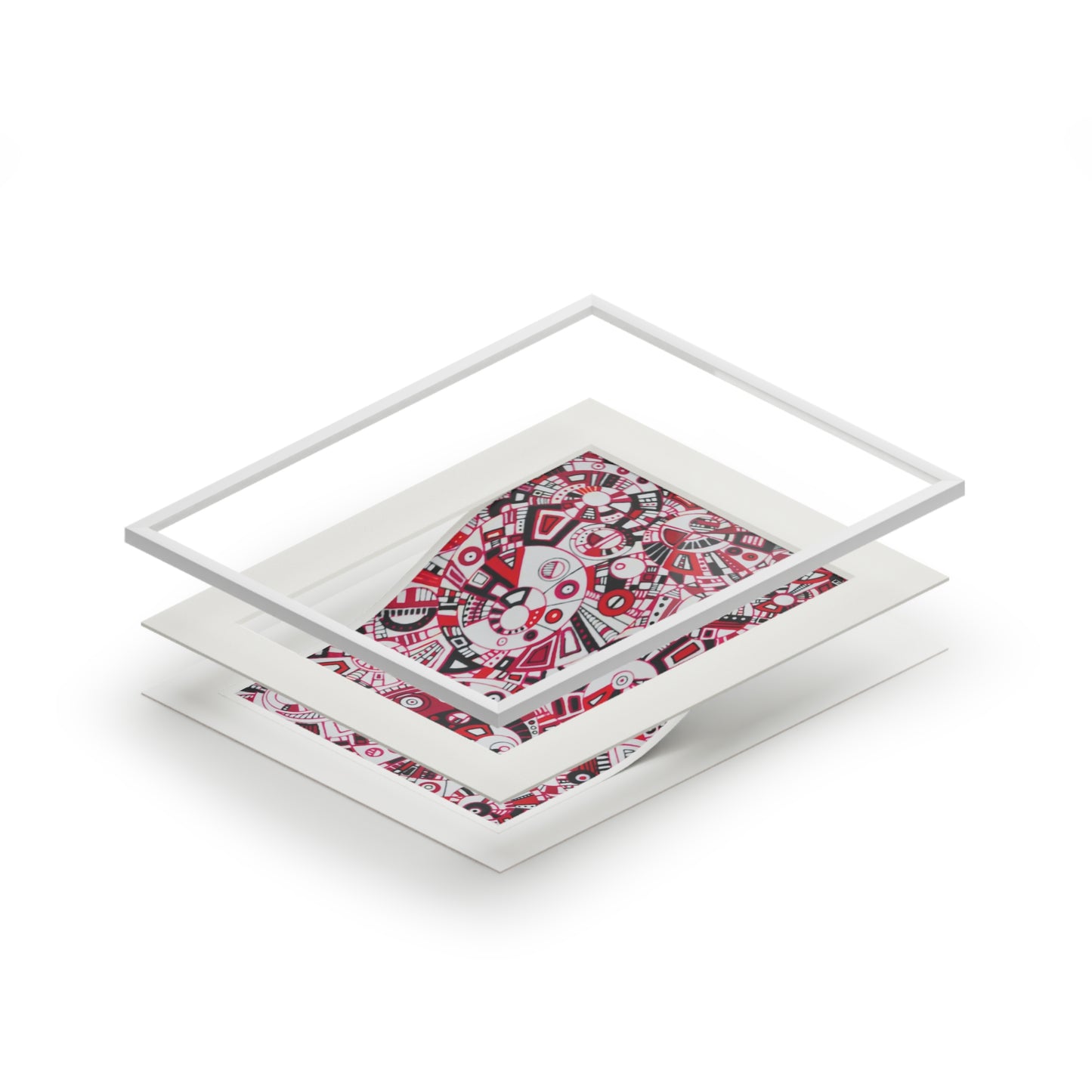 Fine Art Print (Cardboard Frame) - No. 276 - 'Interlocked'