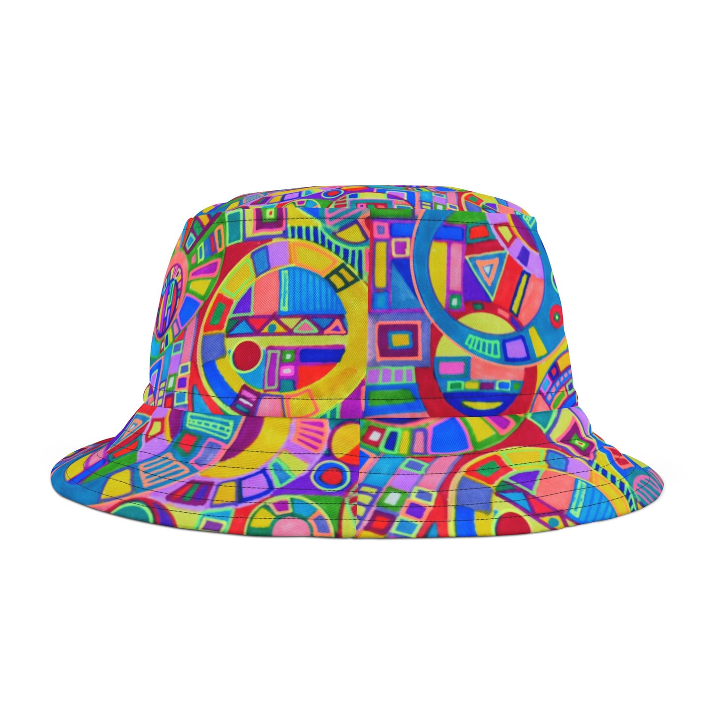 Bucket Hat - No.261 - Multicoloured Circles