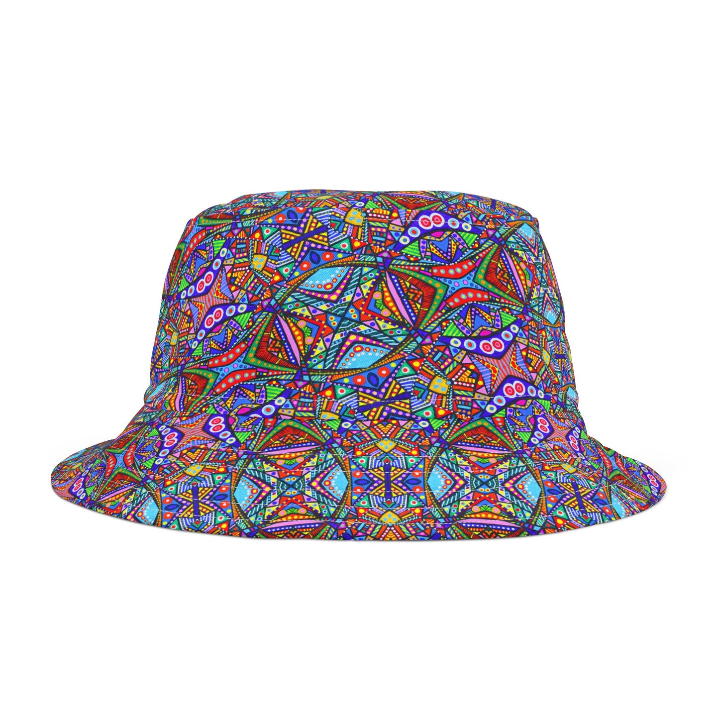 Bucket Hat - No. 291 - Abstract Pattern Navy
