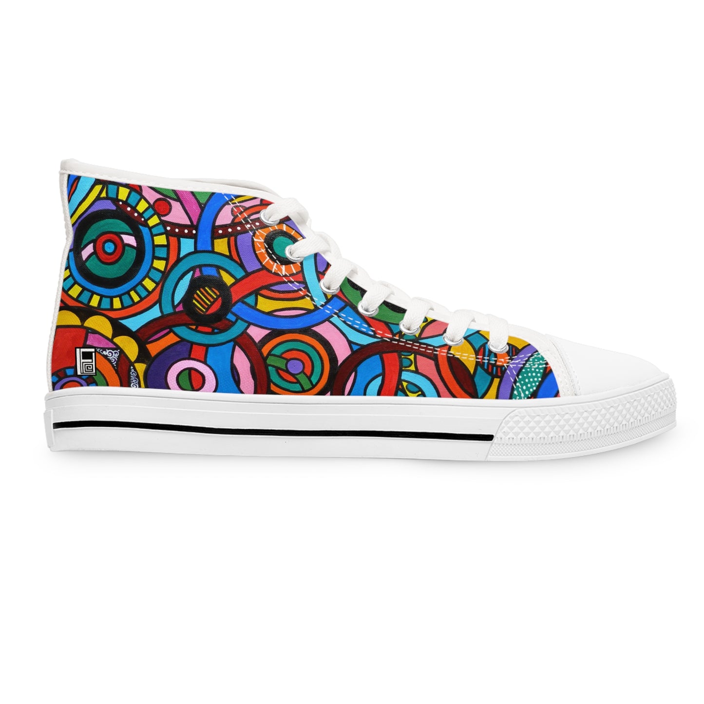 Women's High Top Sneakers - No. 221 - 'Interlinked'