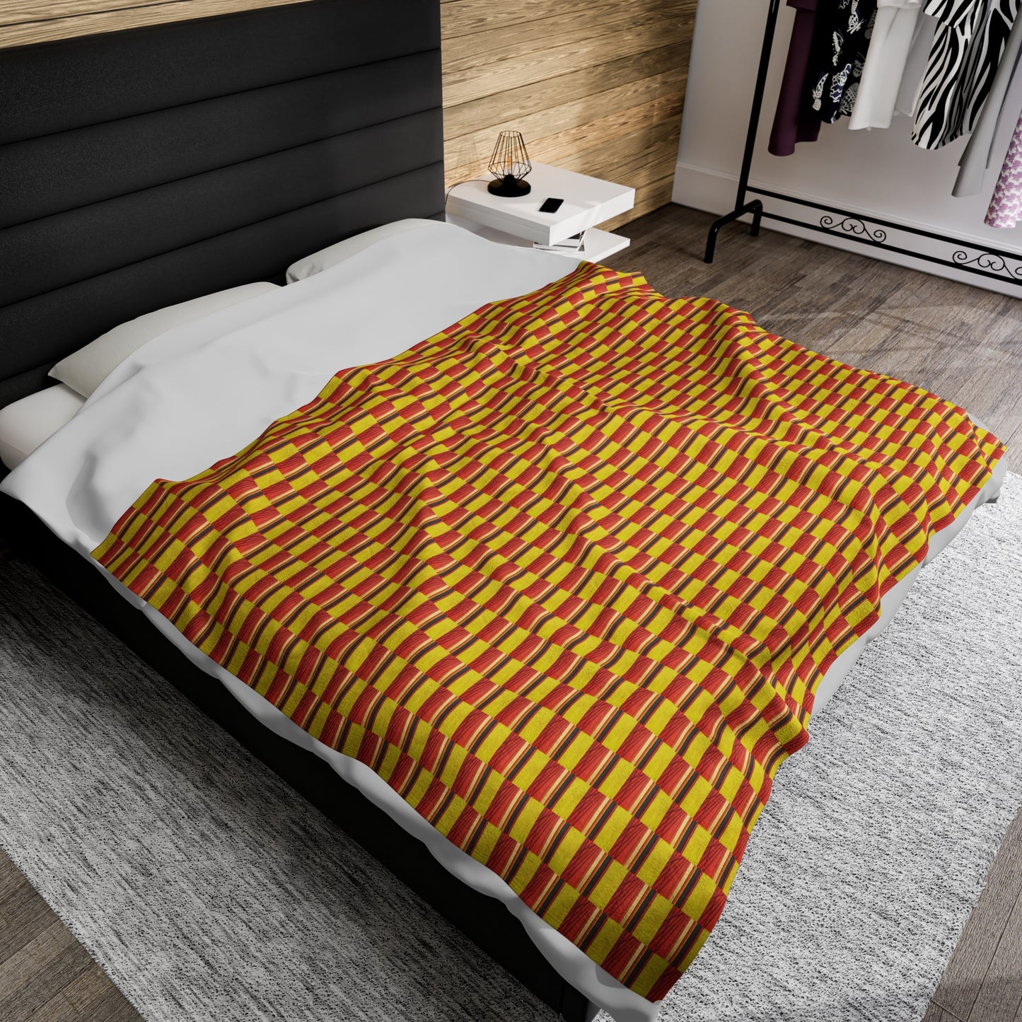 Velveteen Plush Blanket - No. 130 - 'Sunrise'