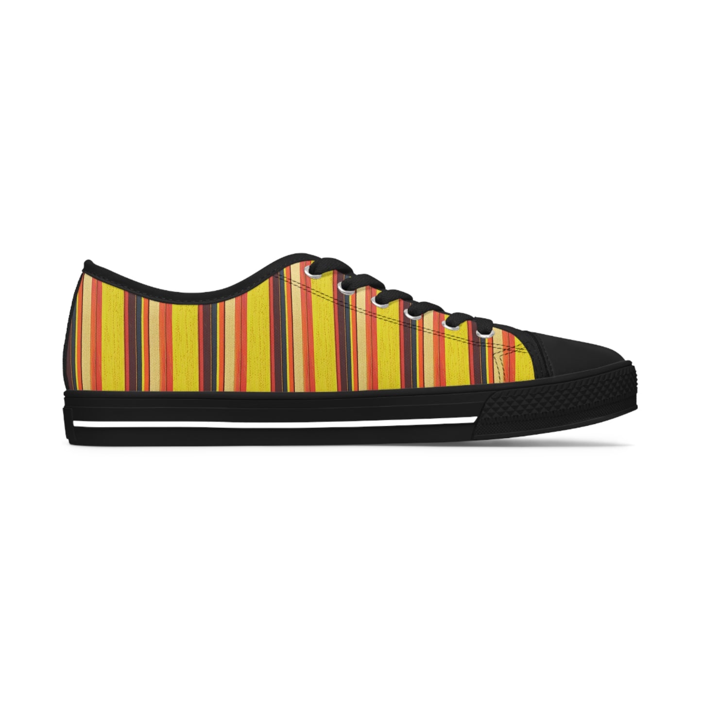 Women's Low Top Sneakers, No. 130 - Sunrise - By Irish Artist Fiona de Lacy