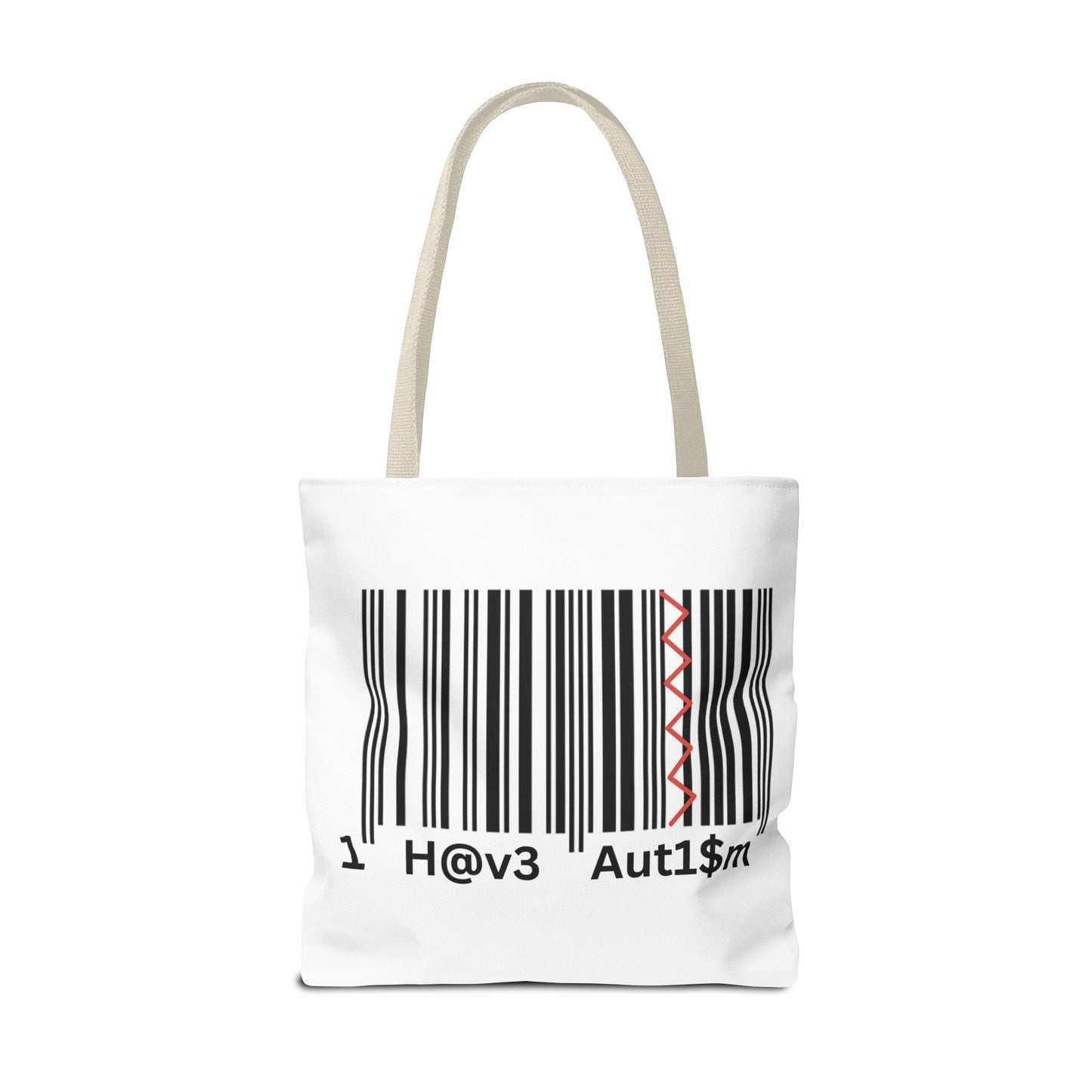Tote Bag - No. 310 - Black & White 'I Have Autism'