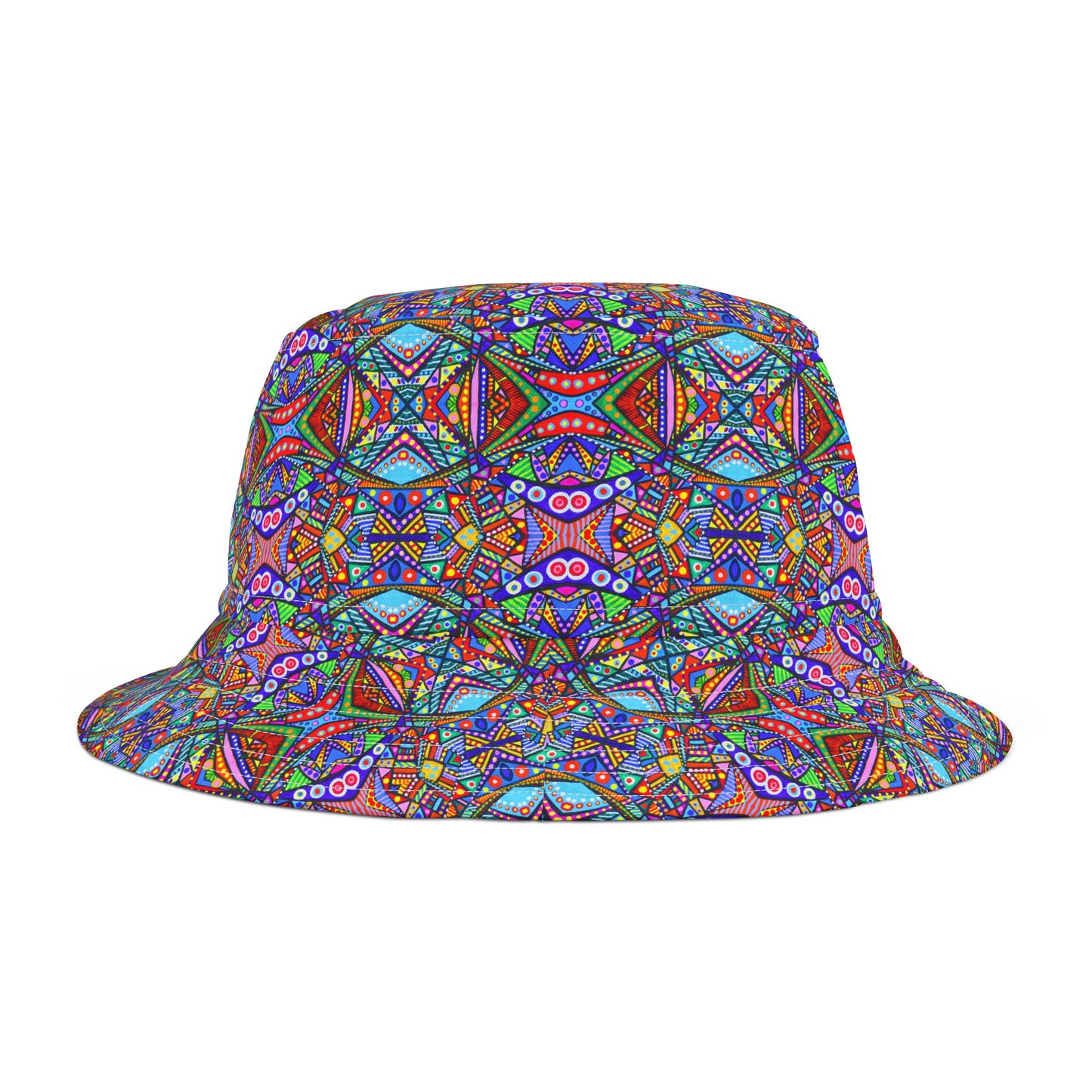 Bucket Hat - No. 291 - Abstract Pattern Navy