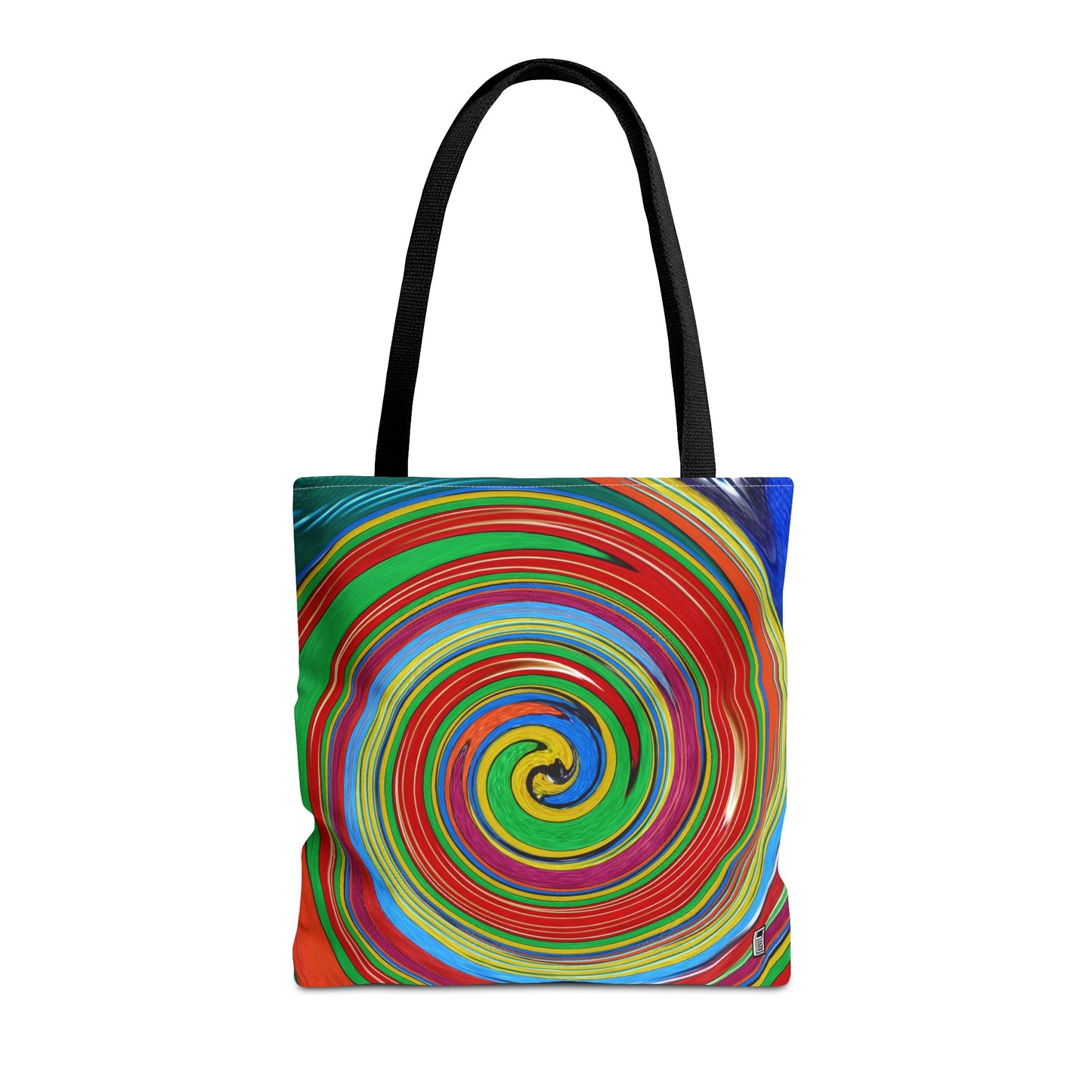 Tote Bag - No.303 - 'Swirl Blue & Orange'