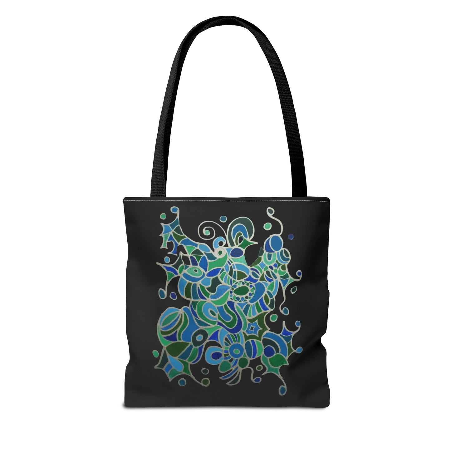 Tote Bag - No.146 - A 'Bird of Paradise' on Black