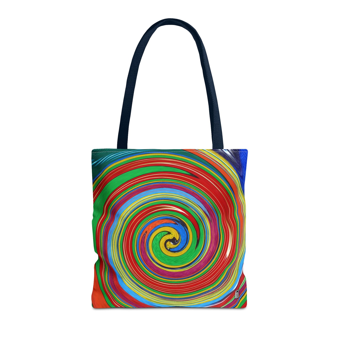 Tote Bag - No.303 - 'Swirl Blue & Orange'