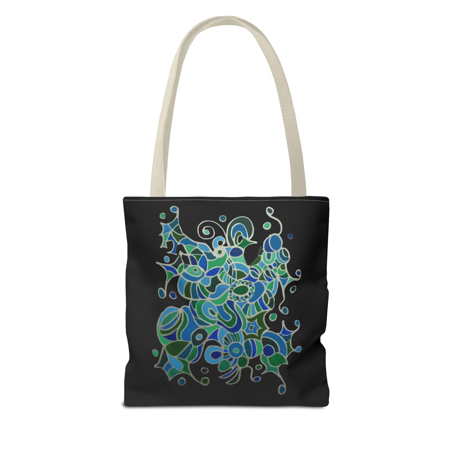 Tote Bag - No.146 - A 'Bird of Paradise' on Black