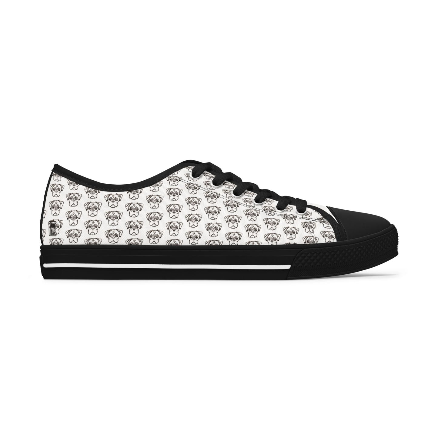 Women's Low Top Sneakers - No. PUG WE