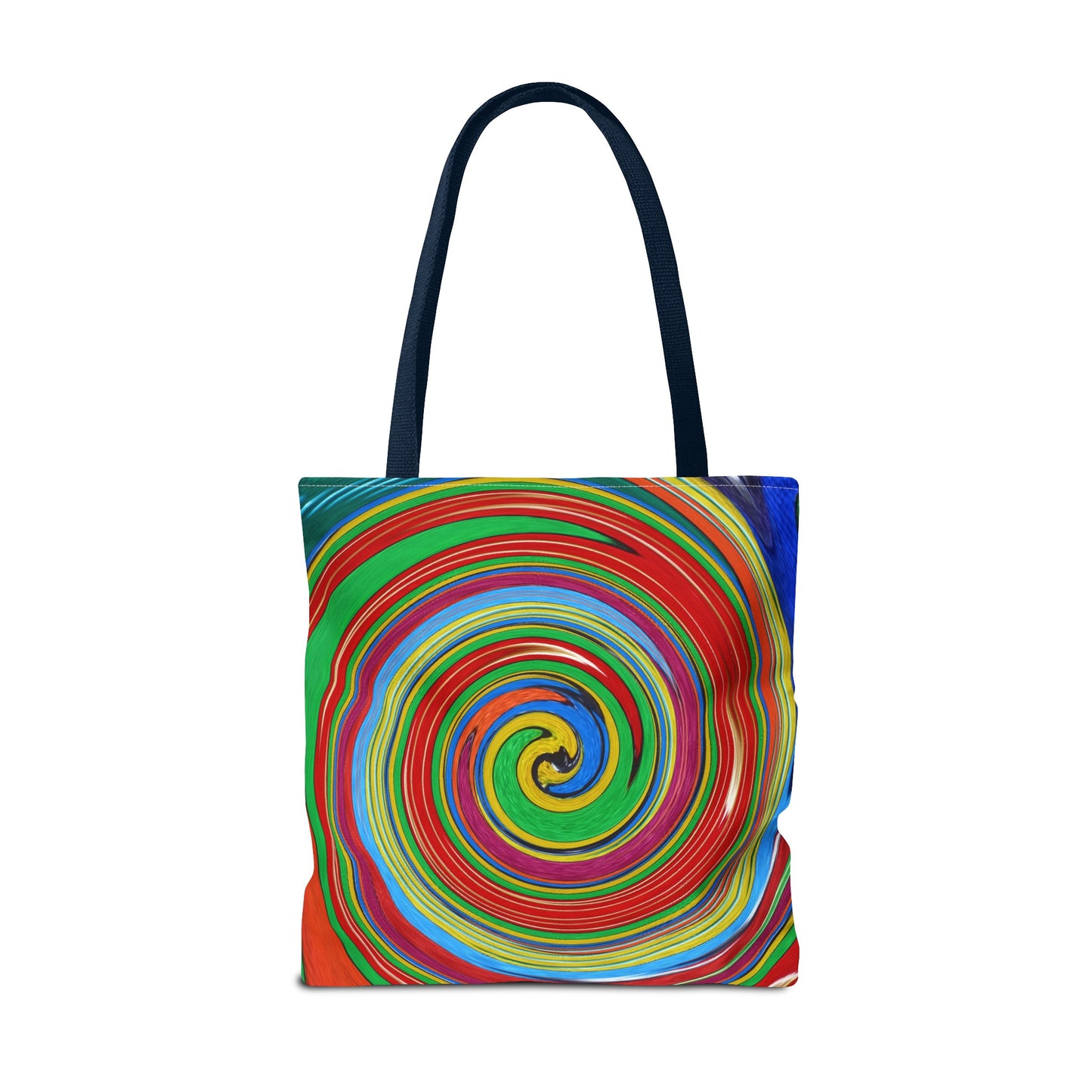 Tote Bag - No.303 - 'Swirl Blue & Orange'
