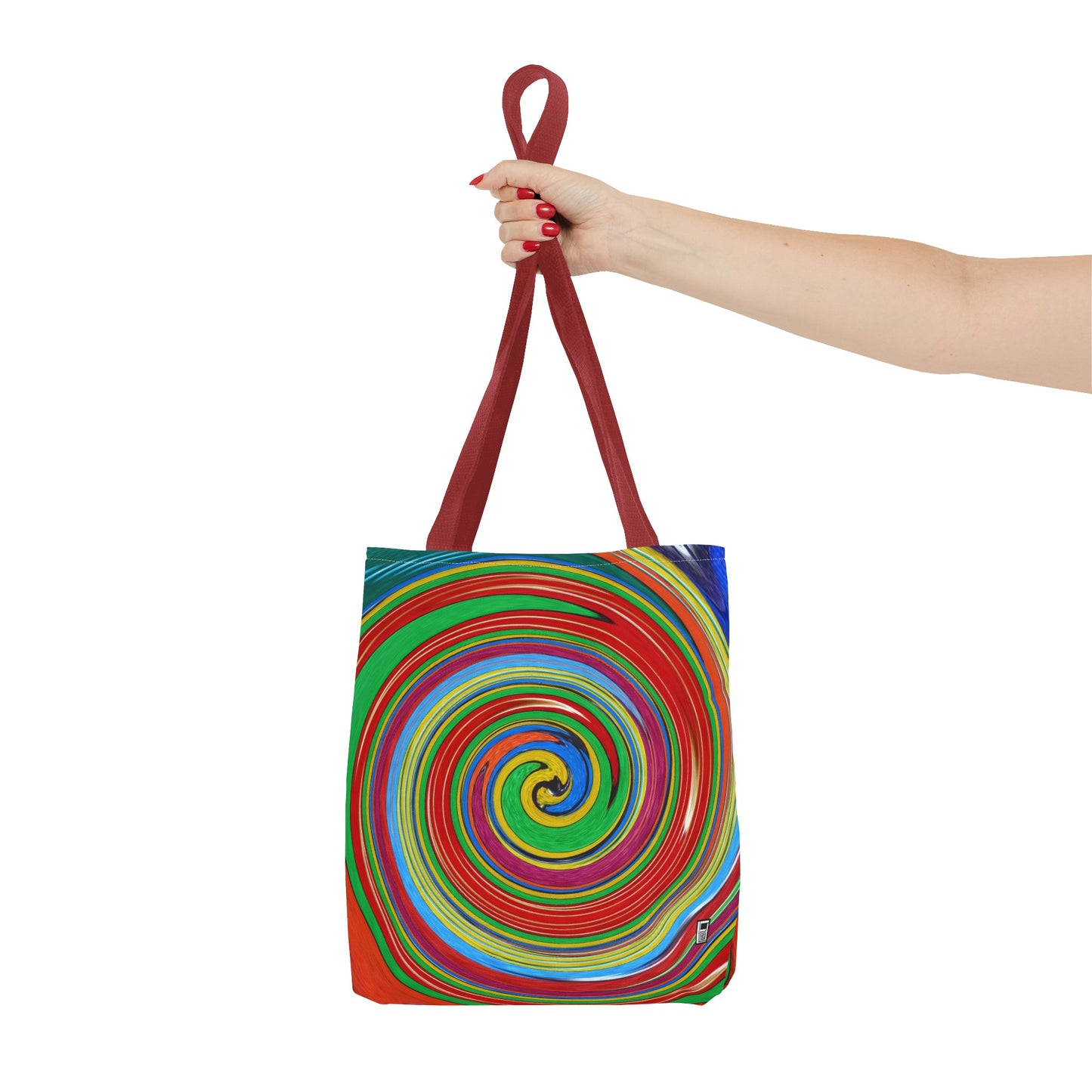 Tote Bag - No.303 - 'Swirl Blue & Orange'