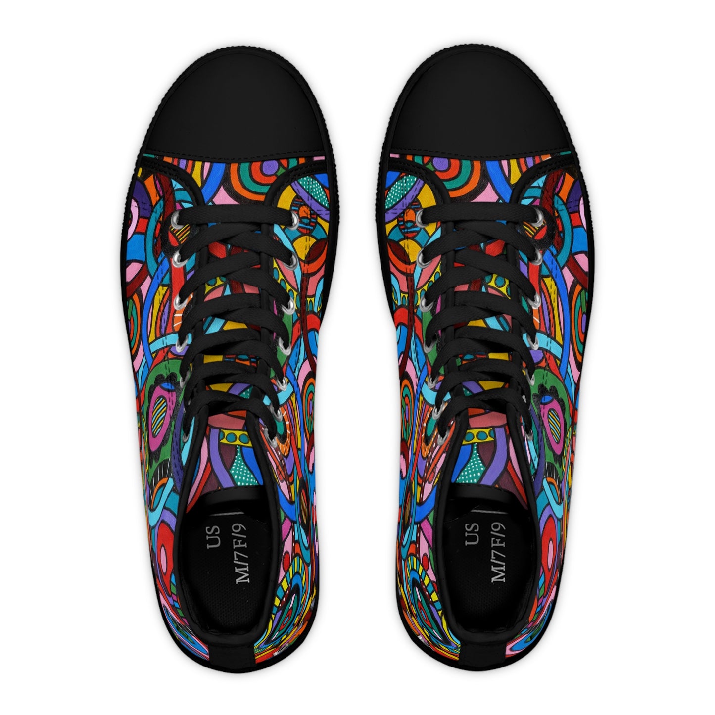 Women's High Top Sneakers - No. 221 - 'Interlinked'