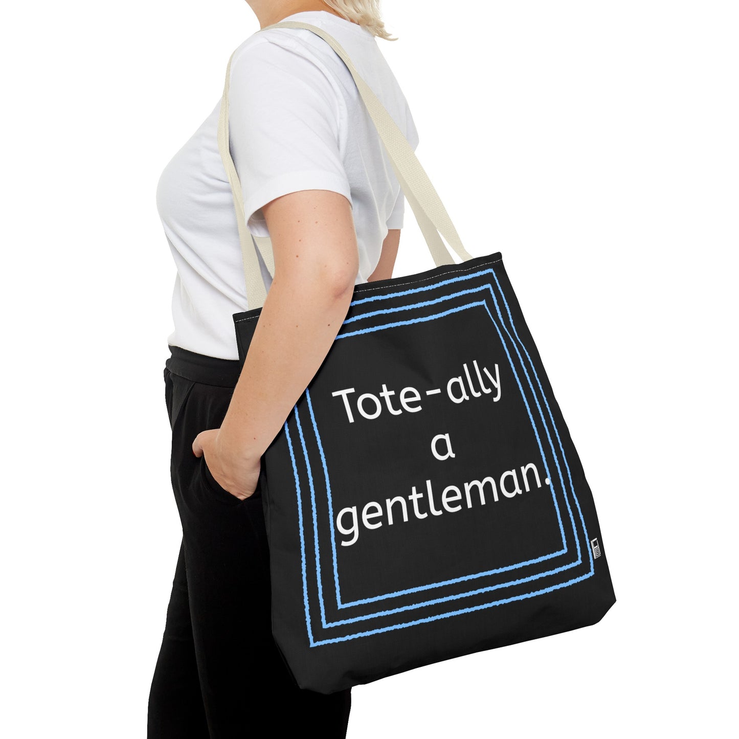 Tote Bag - No. X3 - Tote-ally a gentleman