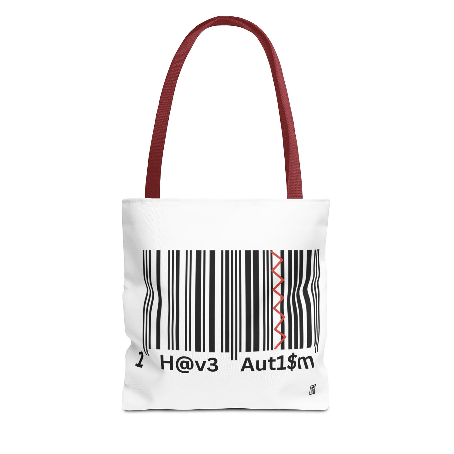 Tote Bag - No. 310 - Black & White 'I Have Autism'