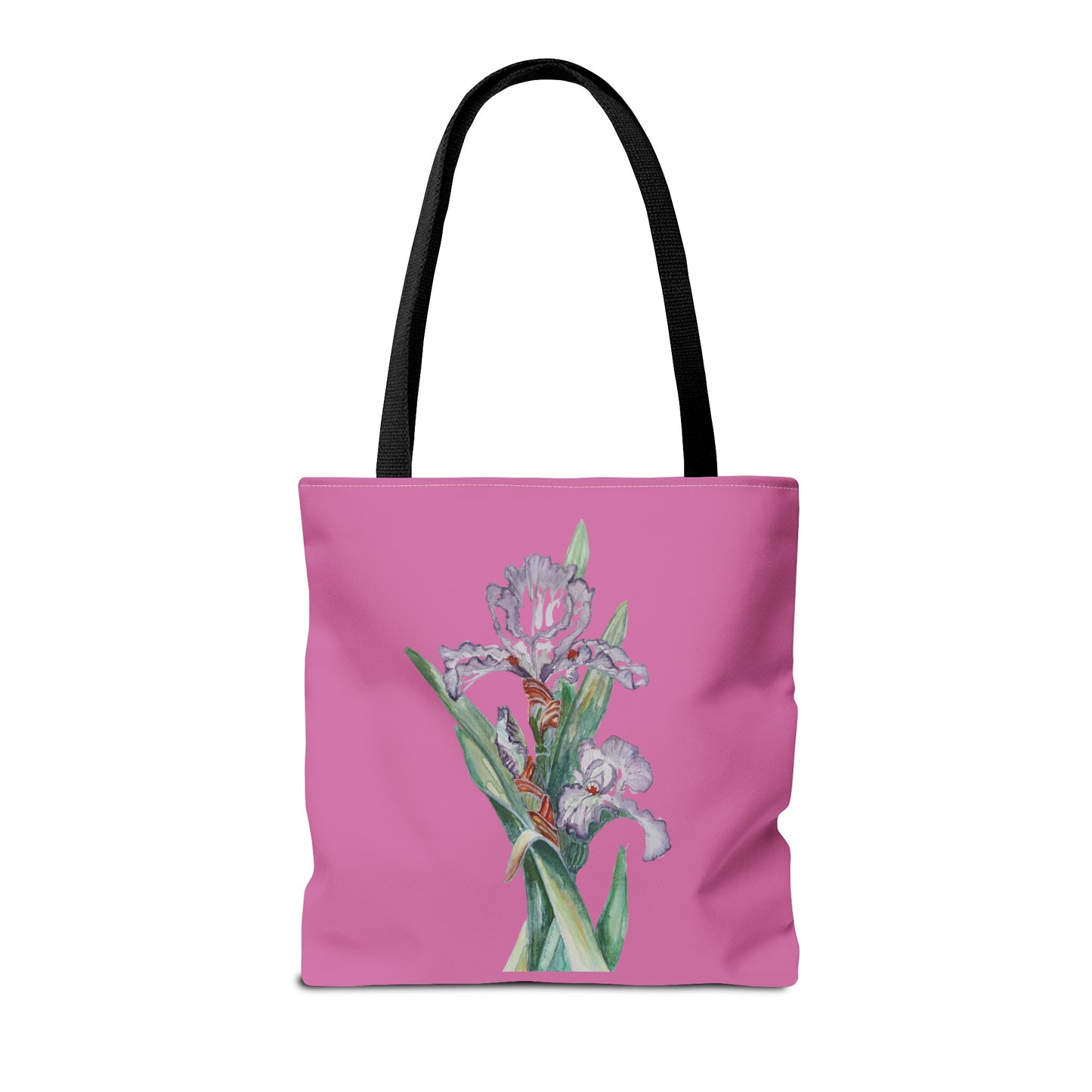 Tote Bag - No. 272 - Purple Orchid on Pink