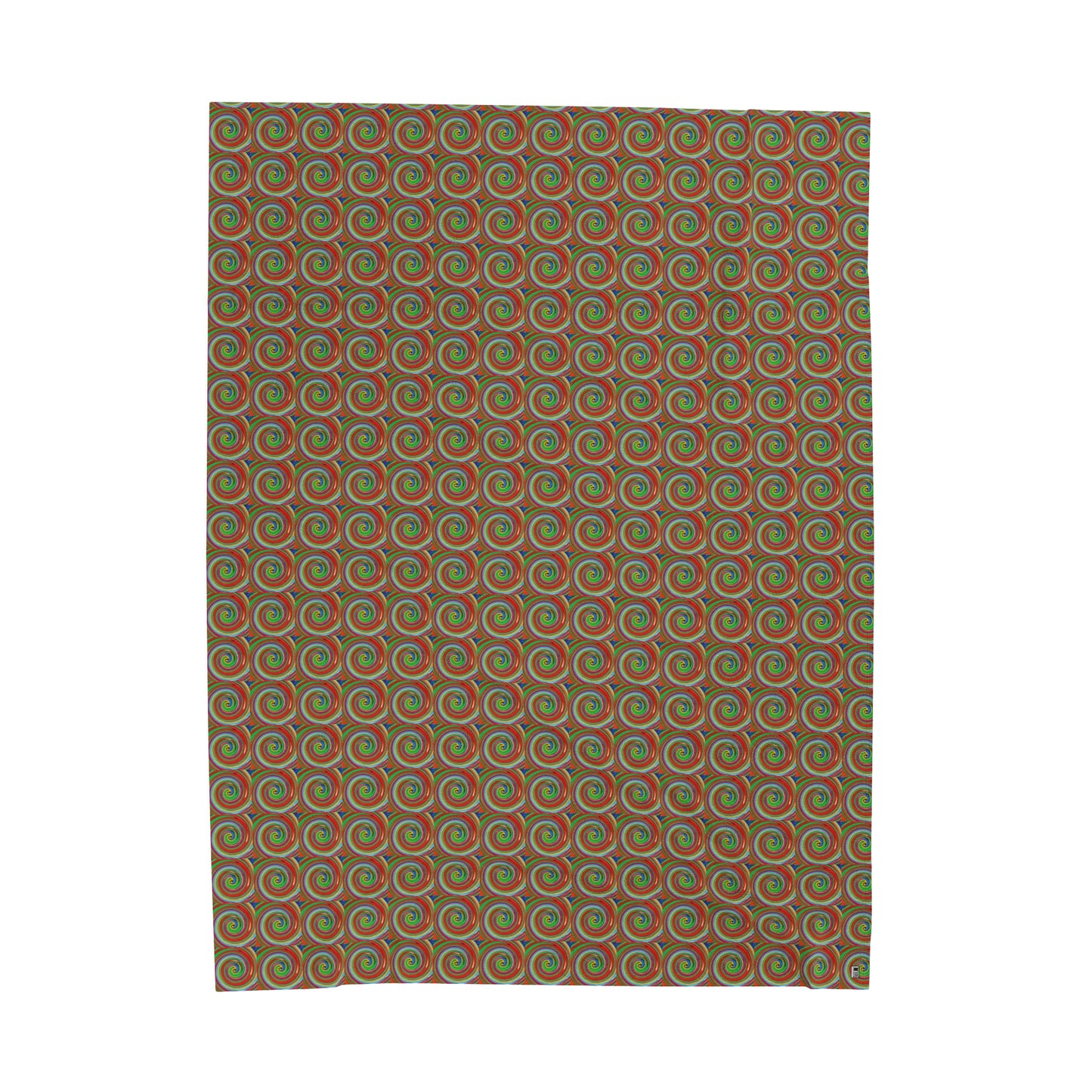 Velveteen Plush Blanket - No. 303 - B/O Swirl