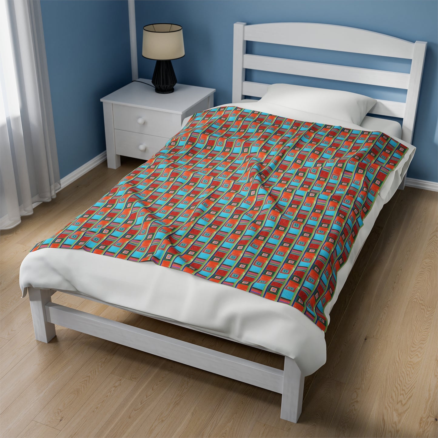 Velveteen Plush Blanket - No. 133 - 'Dyslexic'