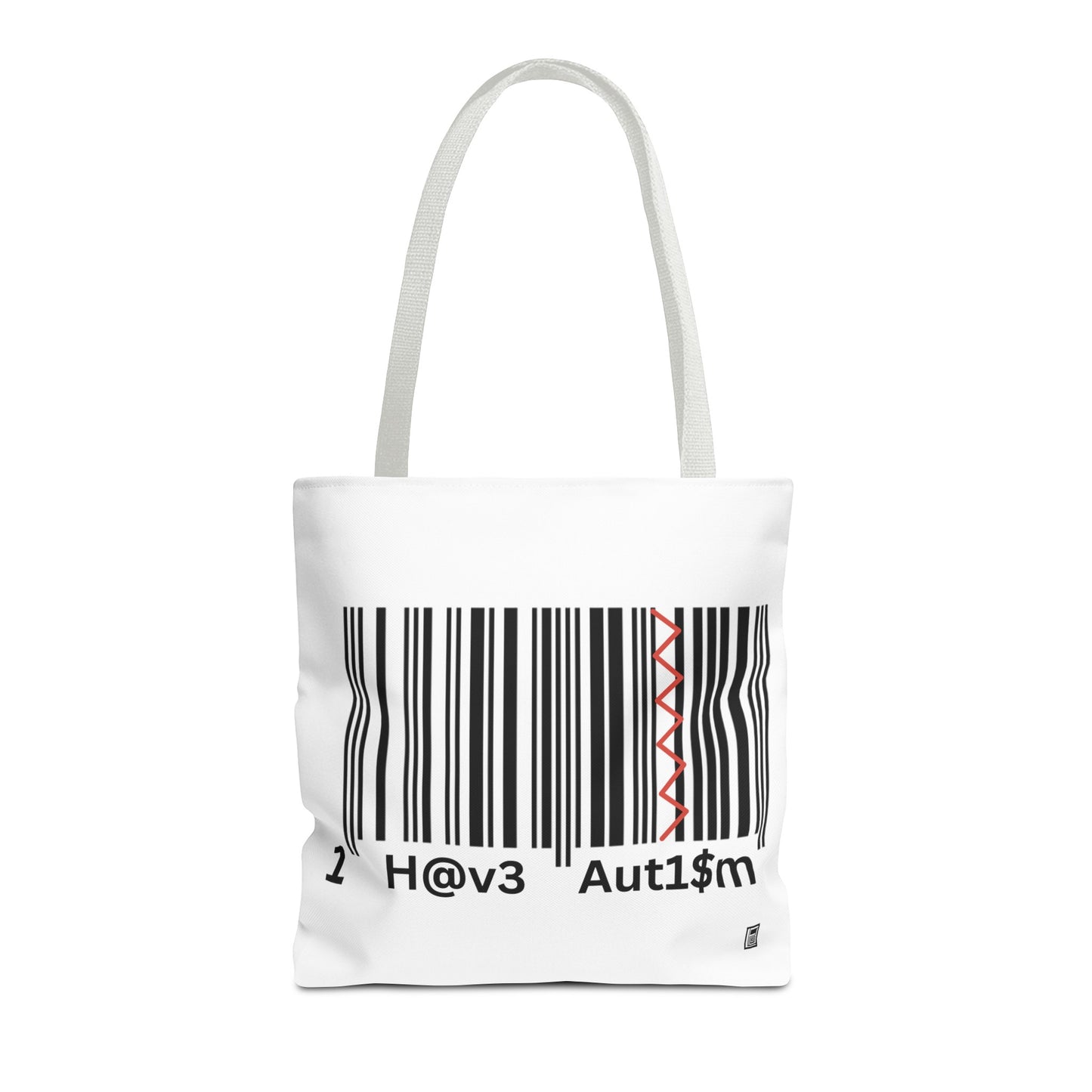 Tote Bag - No. 310 - Black & White 'I Have Autism'