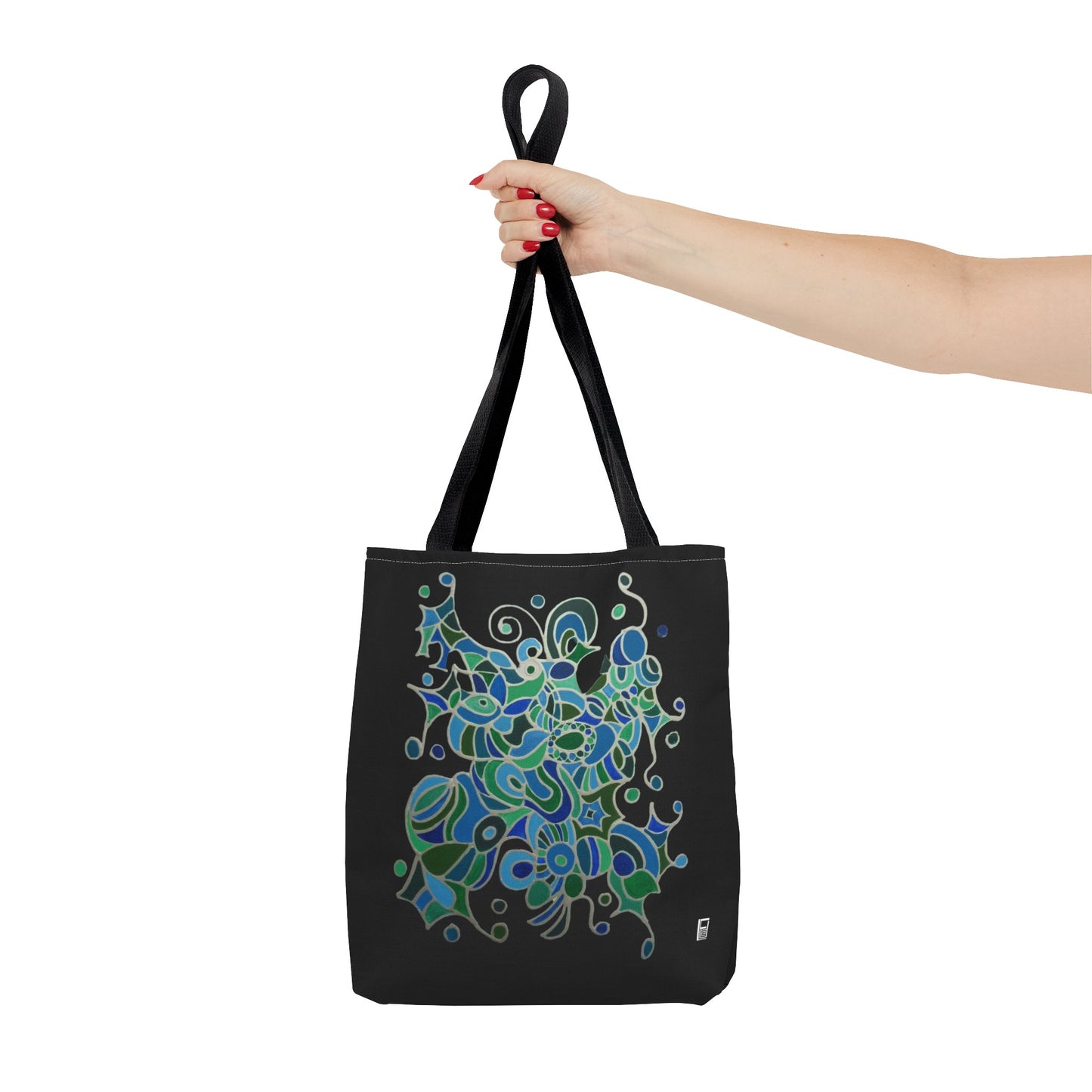 Tote Bag - No.146 - A 'Bird of Paradise' on Black