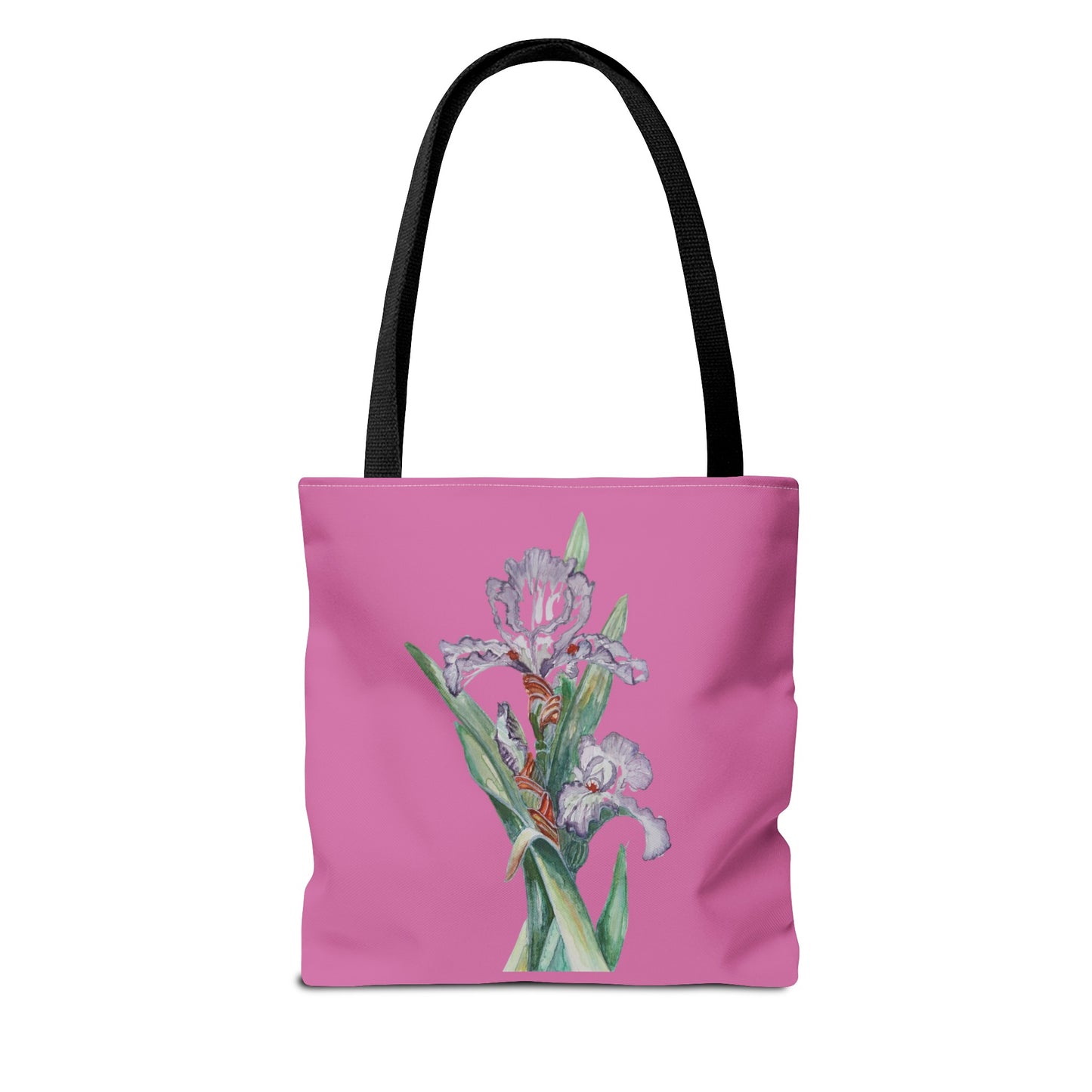 Tote Bag - No. 272 - Purple Orchid on Pink