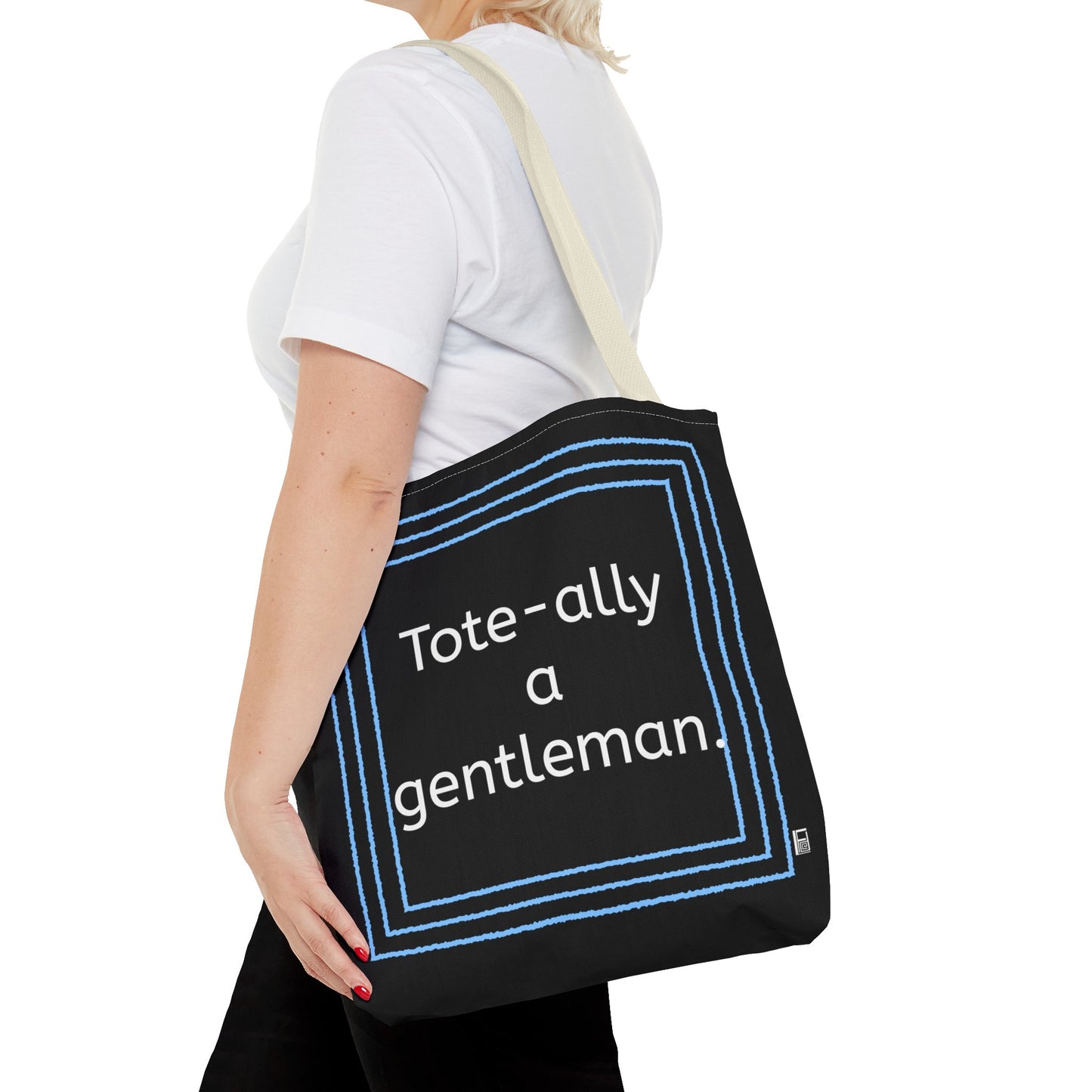 Tote Bag - No. X3 - Tote-ally a gentleman