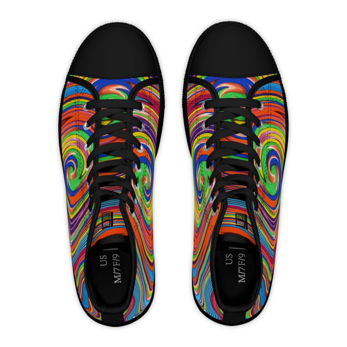 Women's High Top Sneakers - No. 302 - 'Swirl'