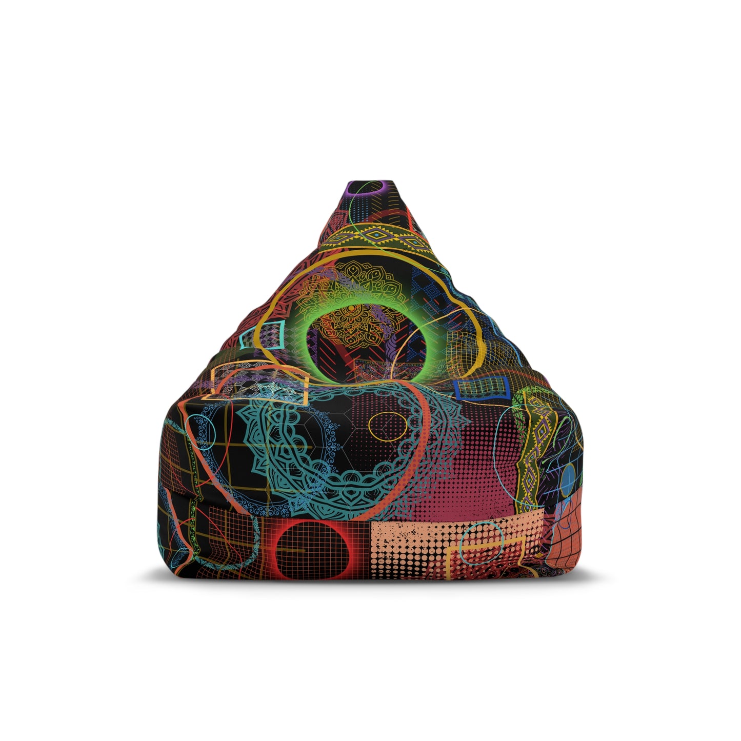 Bean Bag Chair Cover - No 299 - 'Rings