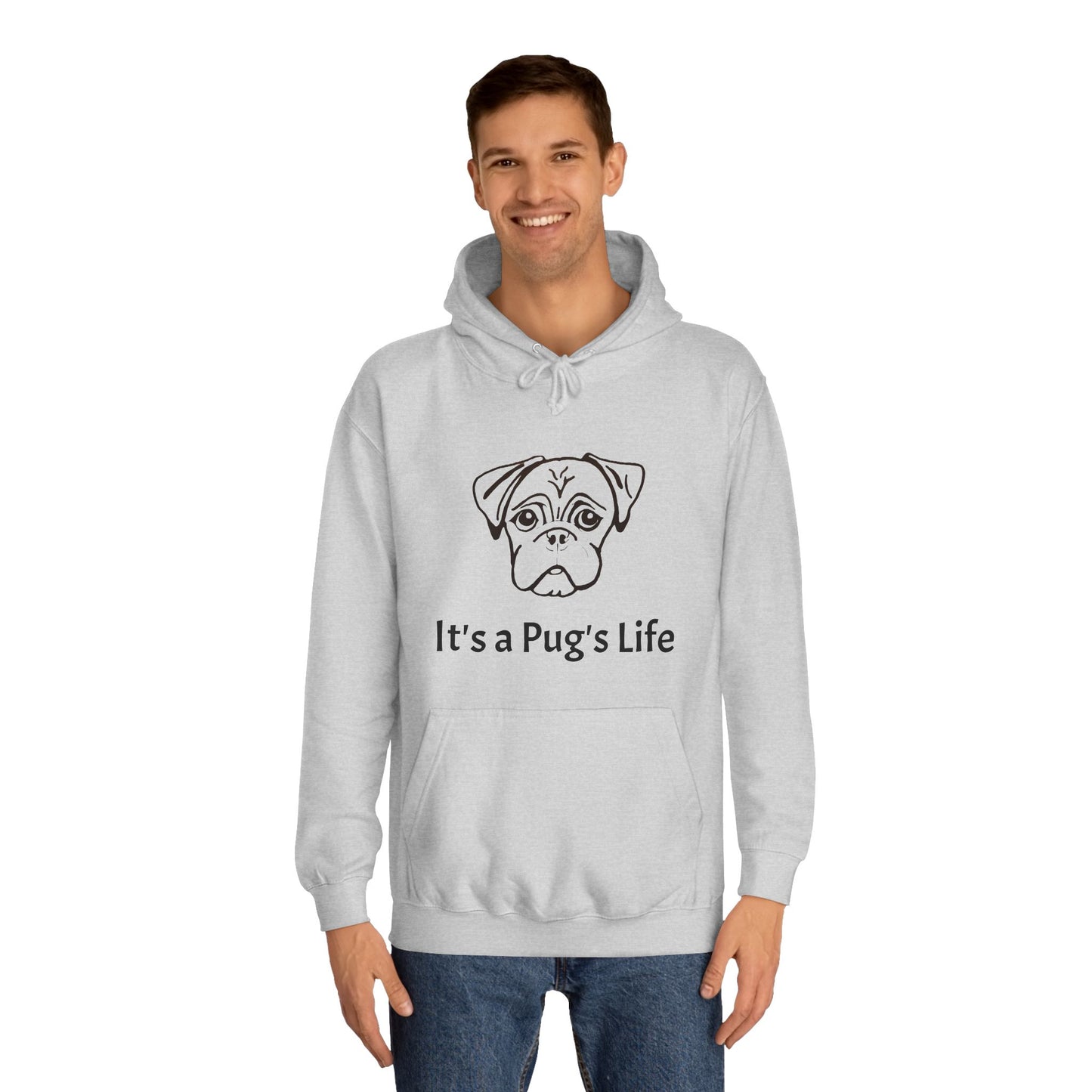 Unisex College Hoodie - PUG