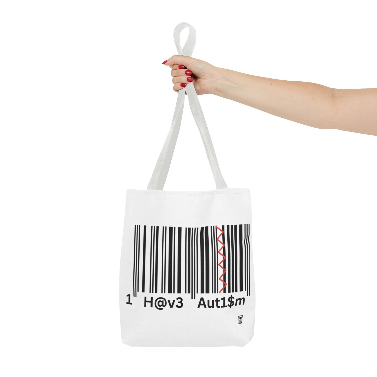 Tote Bag - No. 310 - Black & White 'I Have Autism'