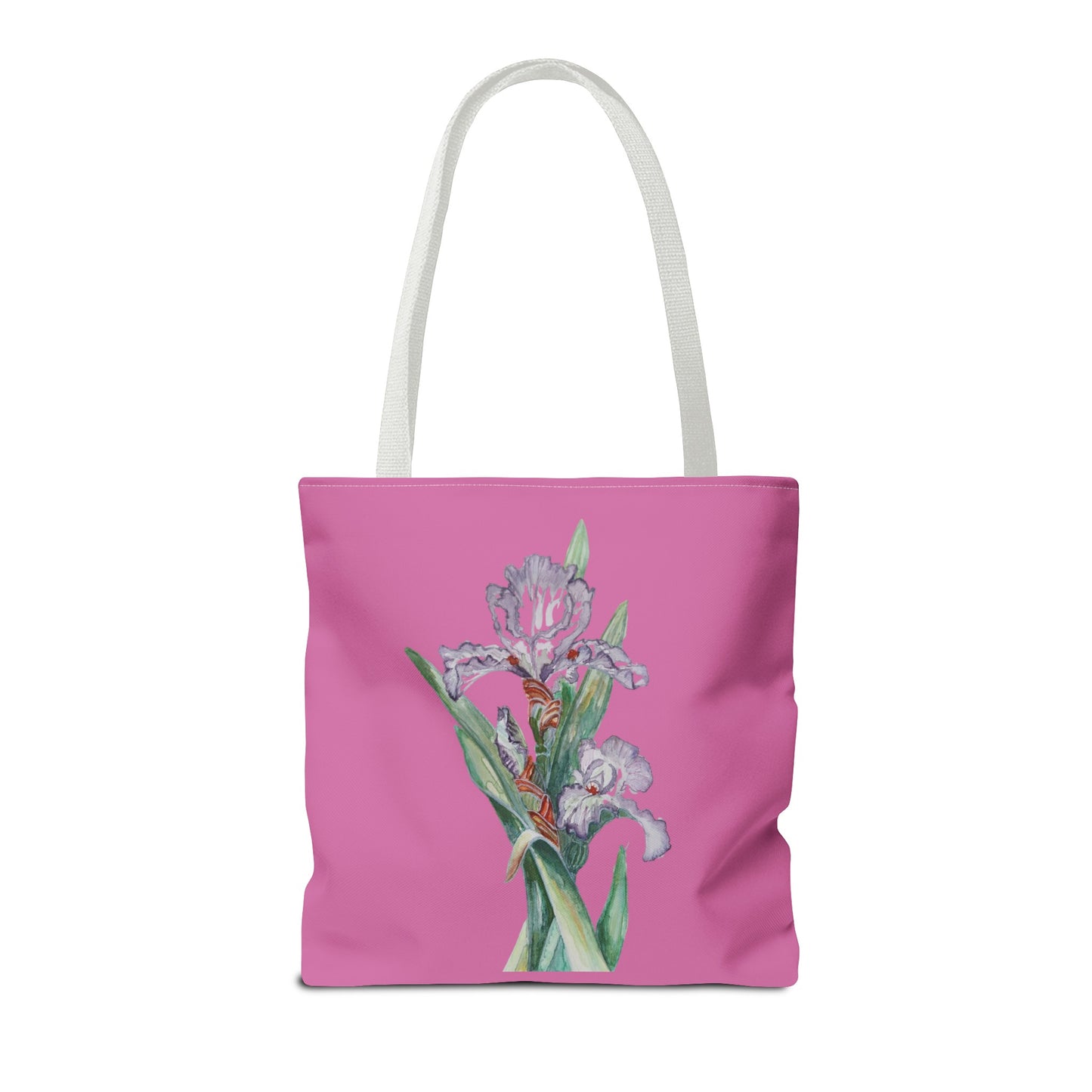 Tote Bag - No. 272 - Purple Orchid on Pink