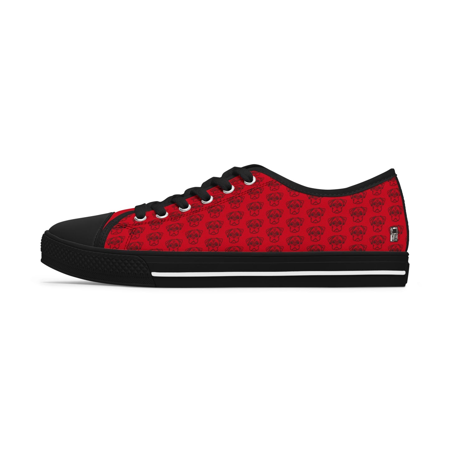 Women's Low Top Sneakers - No. PUG RD