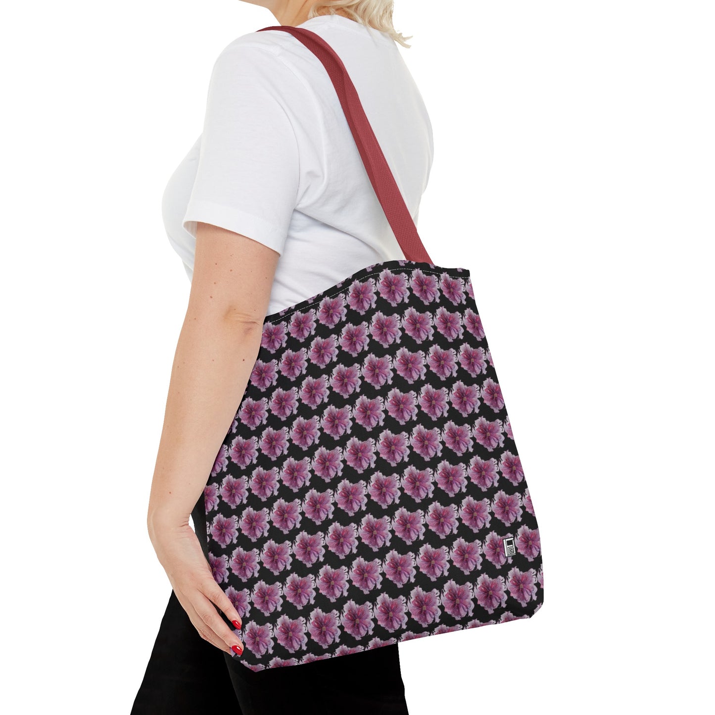 Tote Bag - No. 269 - Pink & Purple Flower